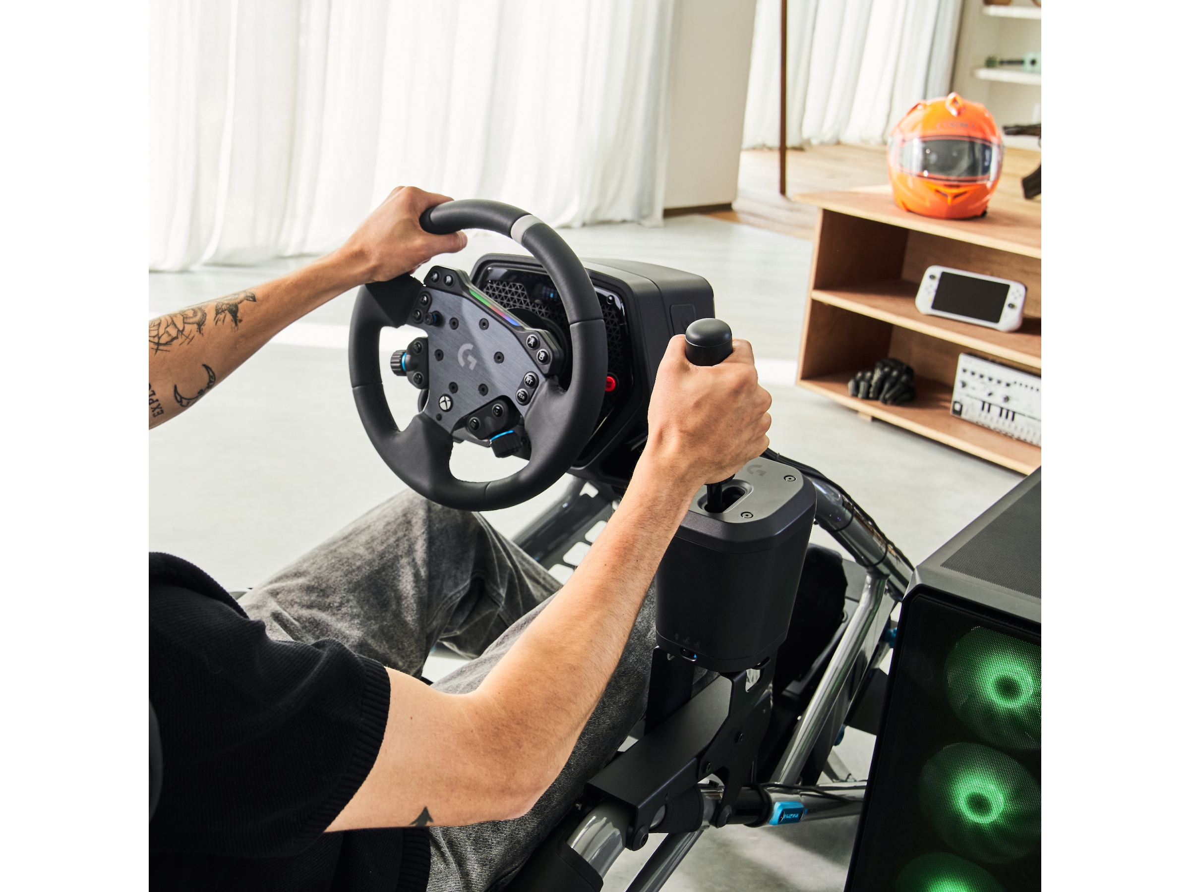 Logitech RS Shifter & Handbrake Ratt och pedaler