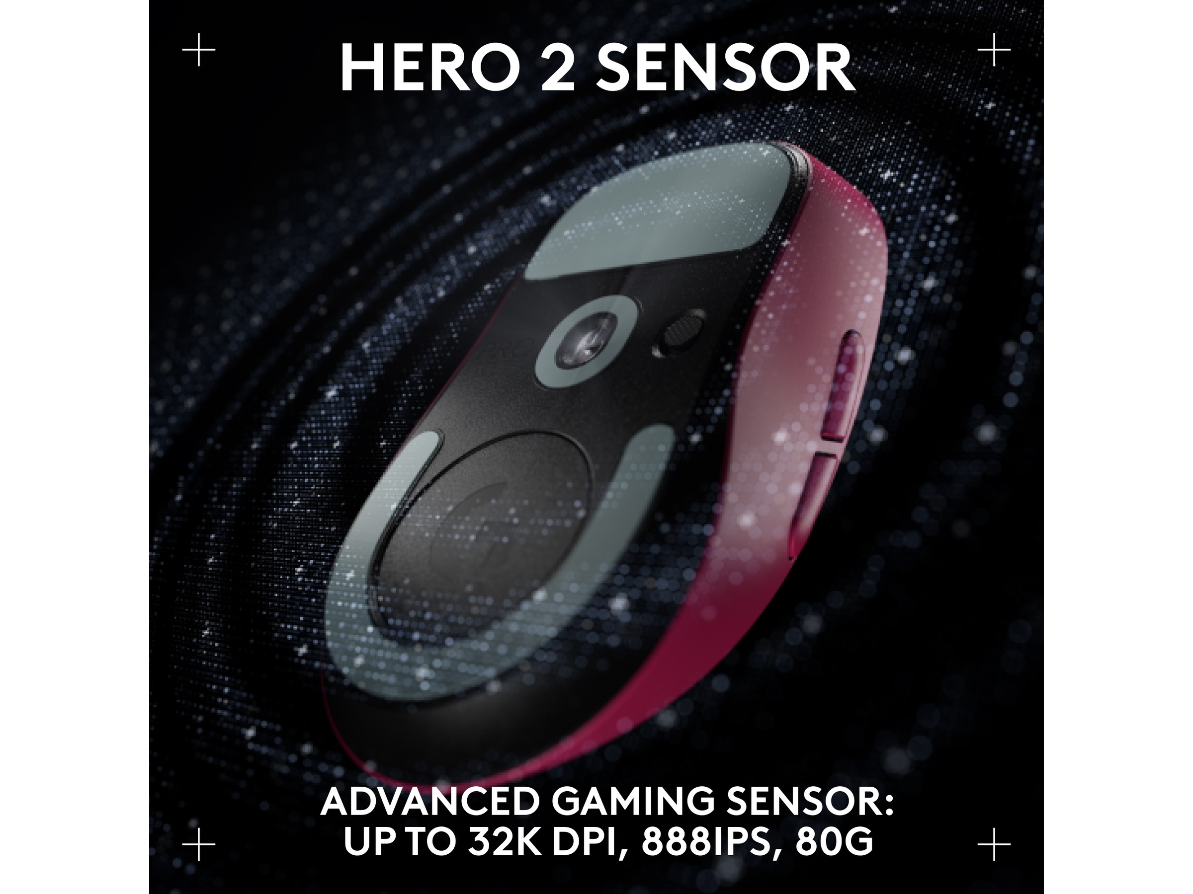Logitech G Pro X Superlight 2 DEX trådlös gamingmus (rosa) -B-Grade Demo mus