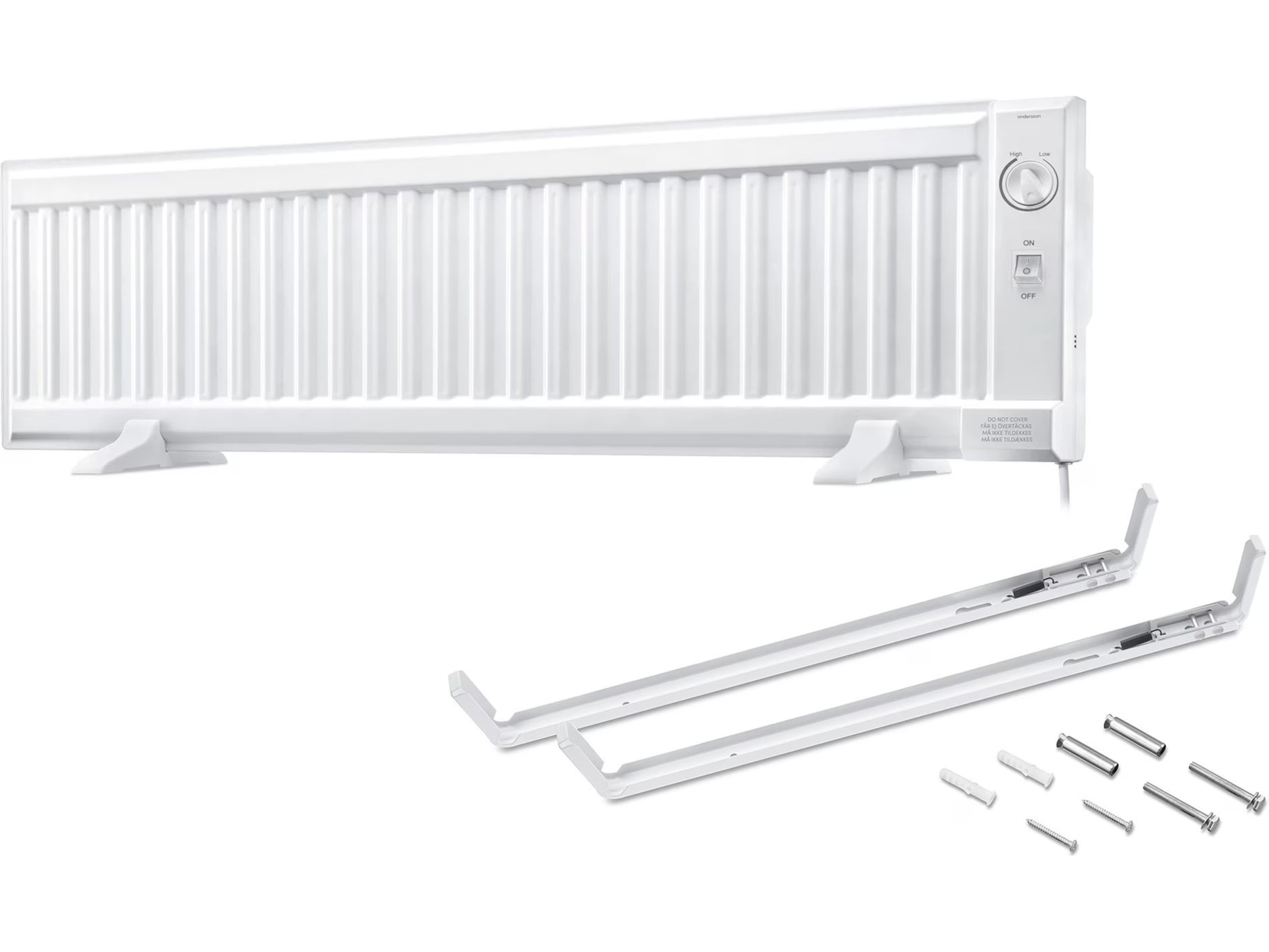 Andersson WLH 2.6 Oljevärmare 600W med steglös termostat Panelelement