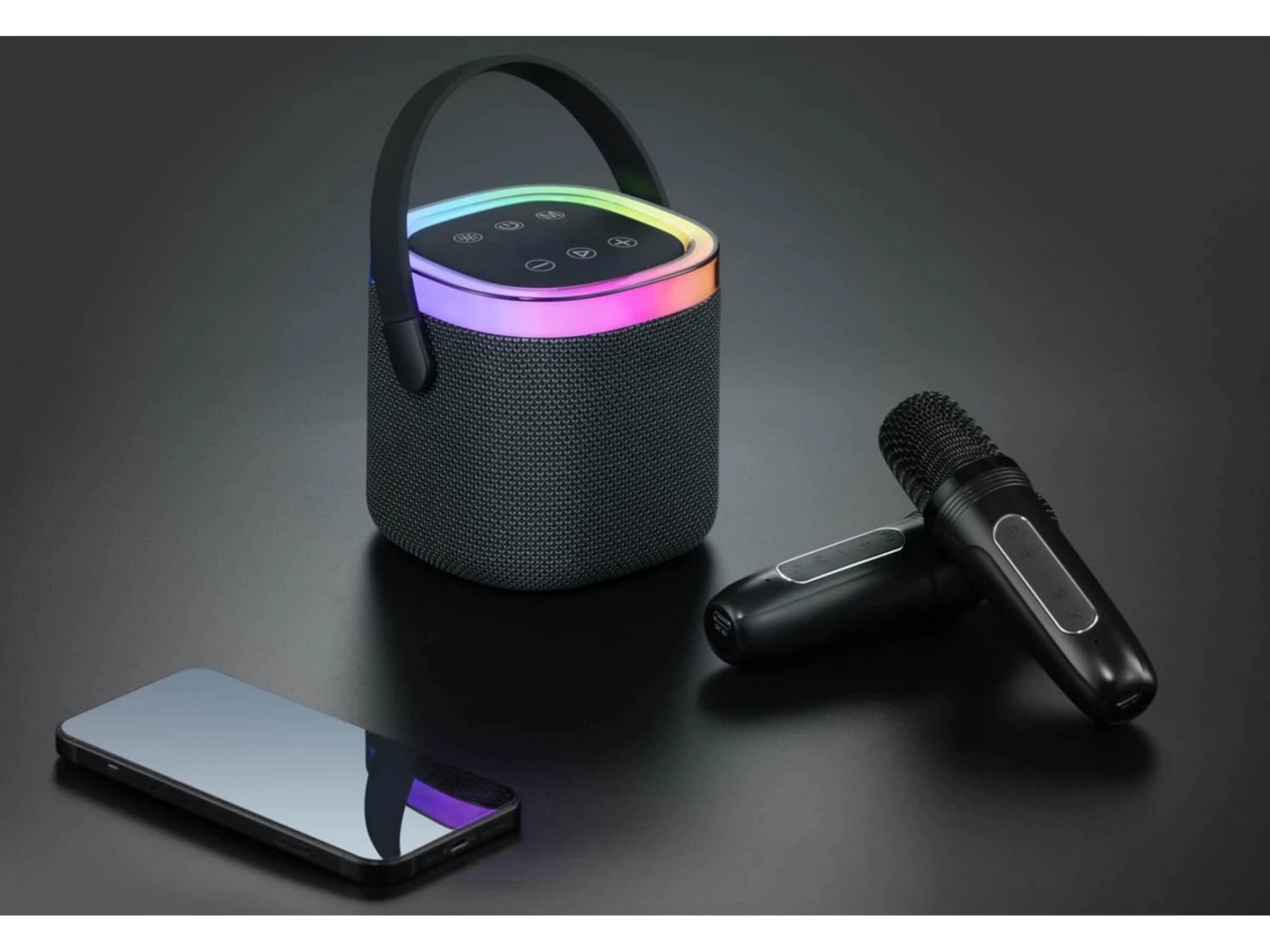 Andersson KEM-D3000 Bärbar karaokehögtalare med 2 mikrofoner Trådlös / Bluetooth högtalare