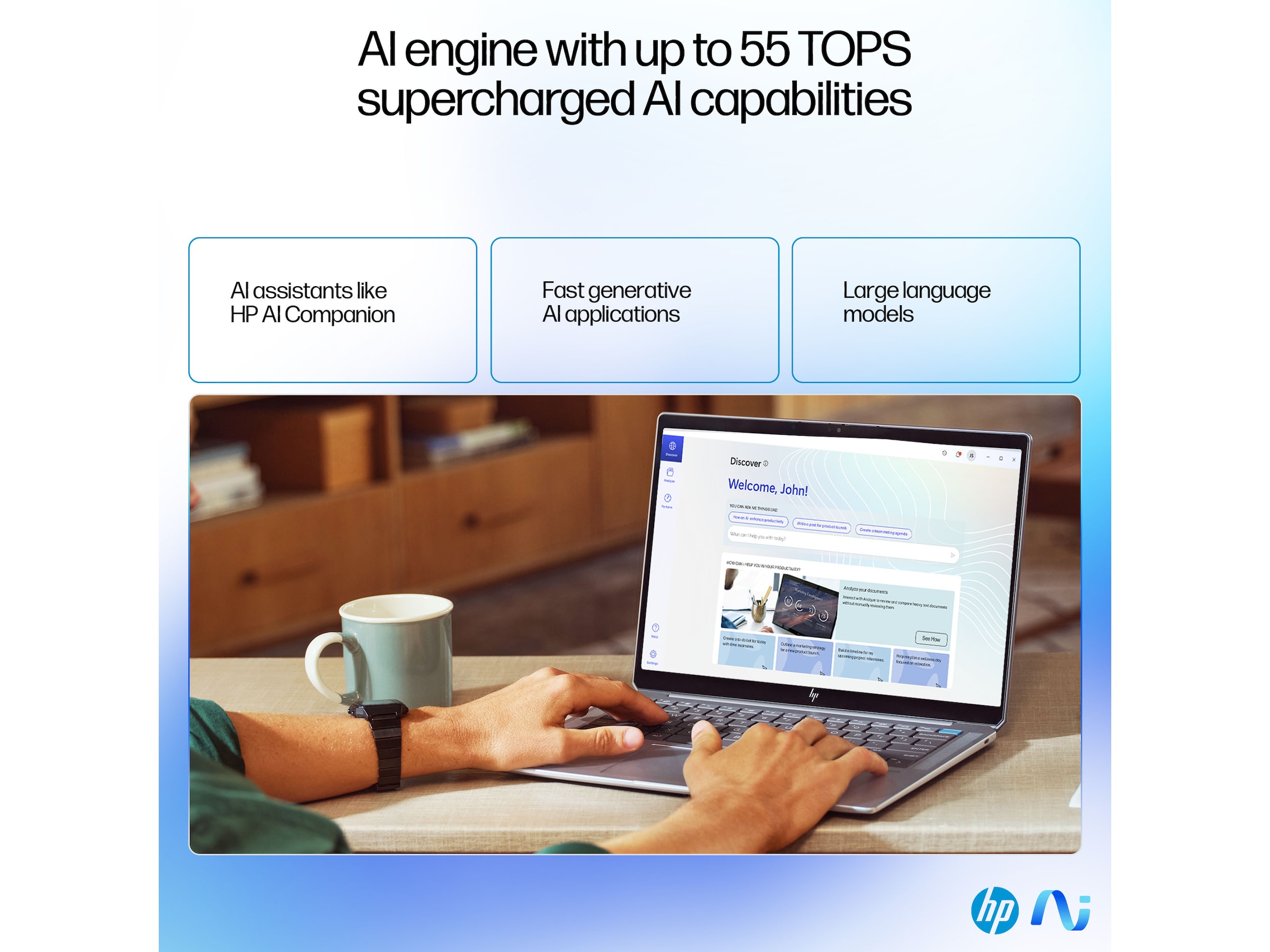 HP OmniBook Ultra Laptop 14-fd0031no 14" 2.2K Touch  AMD Ryzen™ AI 9 365 Processor med Radeon™ Graphics Datorer - Bärbara / laptop