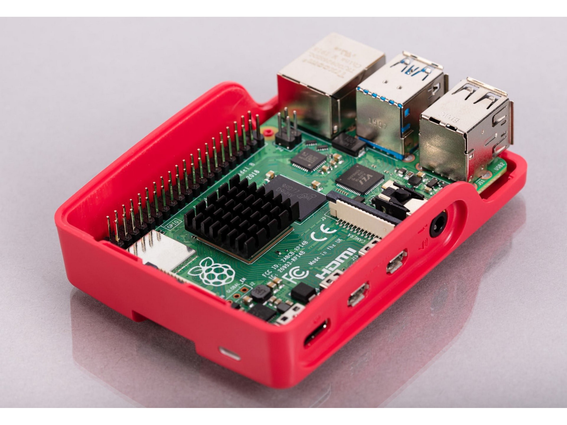 Raspberry Pi-fläkt och heatsink till Pi 4-case Tillbehör