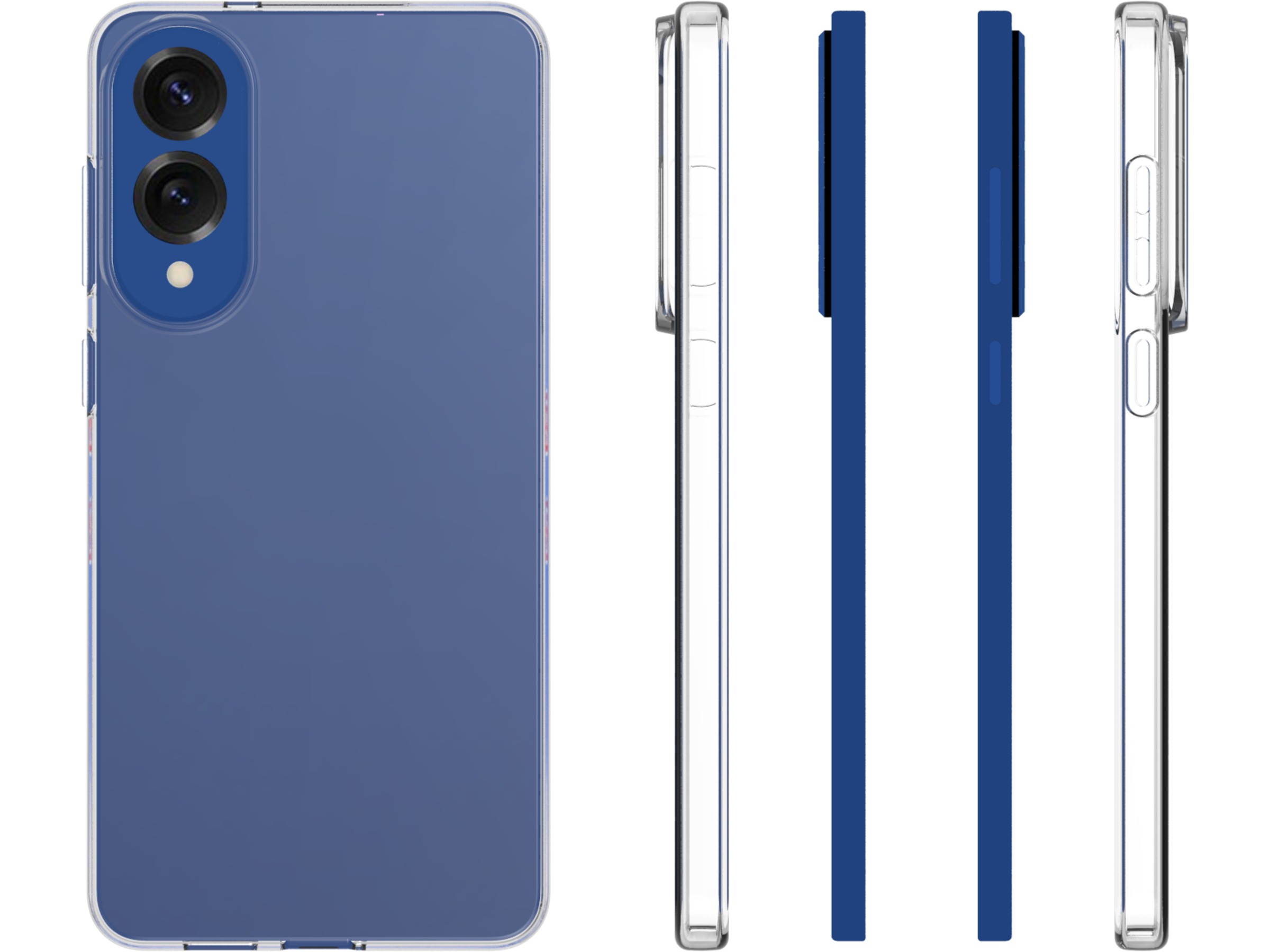 iiglo Galaxy S25 Edge Clear Case (transparent) Mobilskal