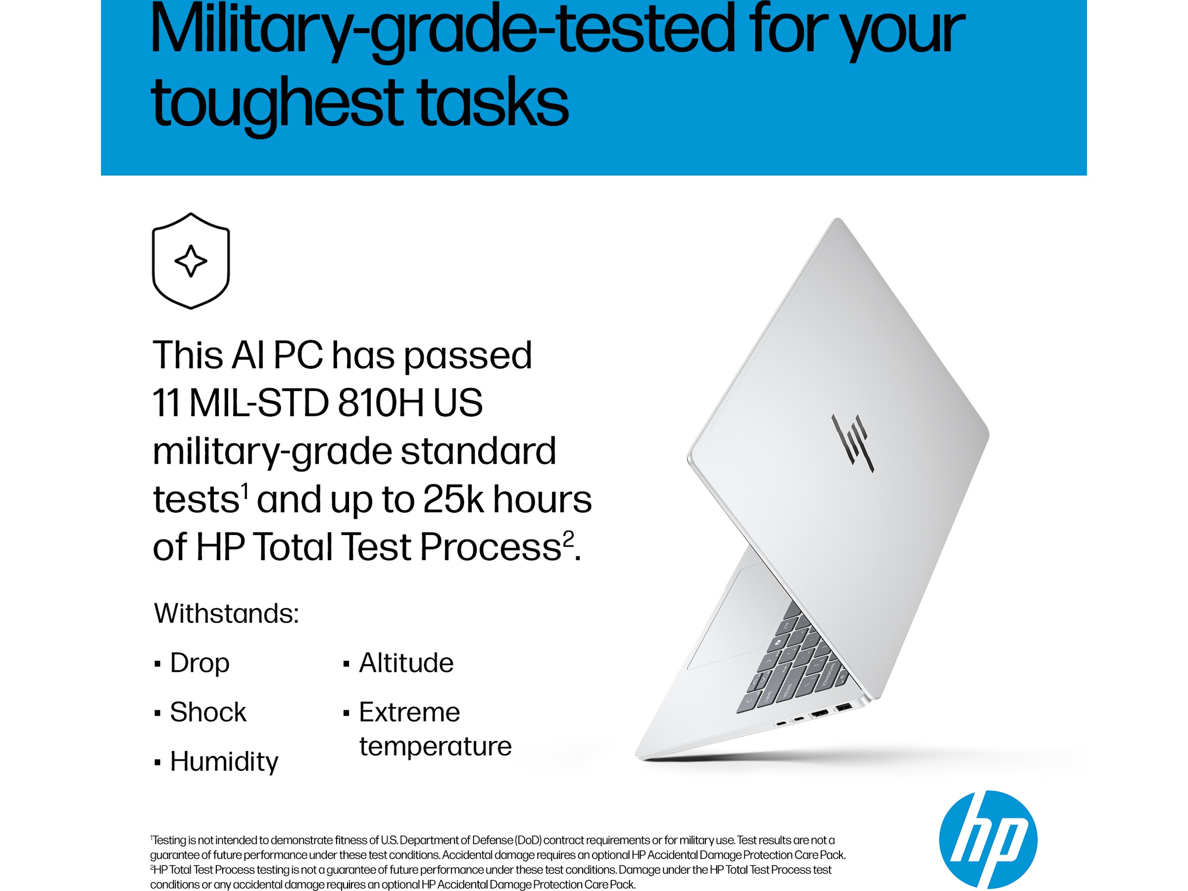 HP OmniBook 7 AI 14-fr0071no 14" 2K OLED Copilot+ PC Datorer - Bärbara / laptop
