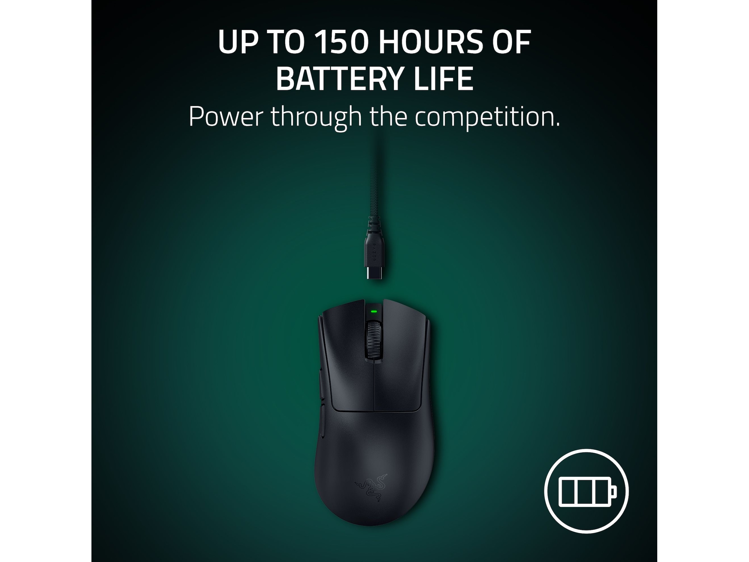 Razer DeathAdder V4 Pro trådlös gamingmus (svart) Gamingmus