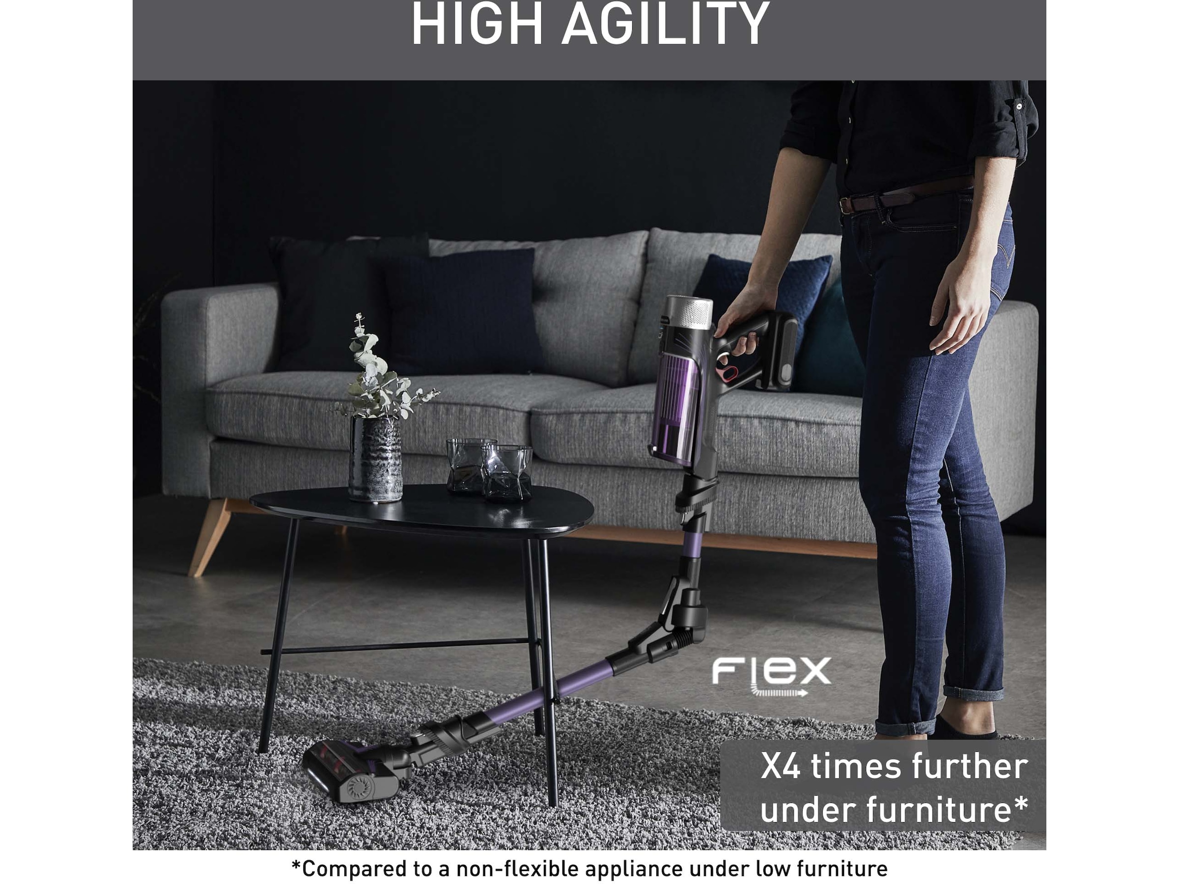 Tefal X-Force 9.60 Flex Essential sladdlös dammsugare Skaftdammsugare