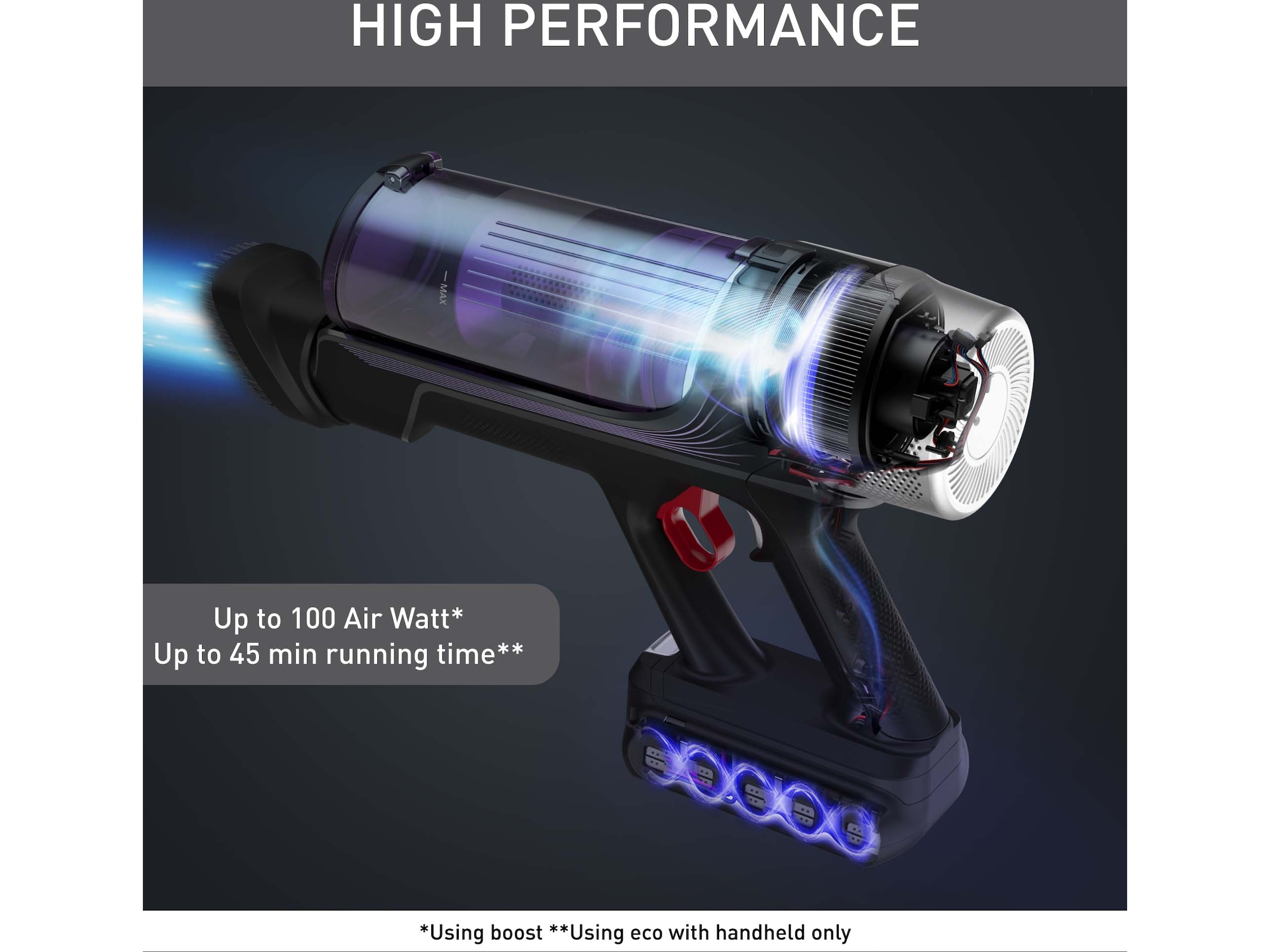 Tefal X-Force 9.60 Flex Essential sladdlös dammsugare Skaftdammsugare