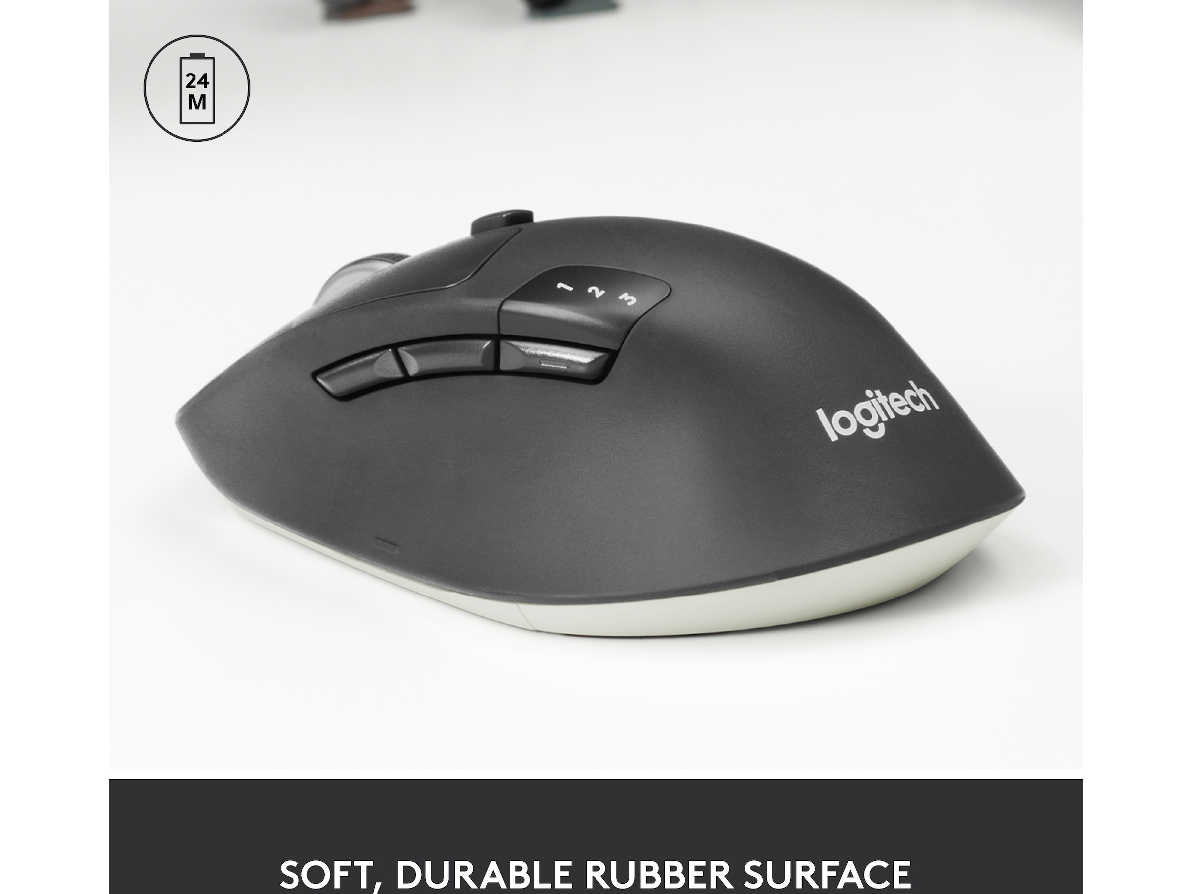 Logitech M720 Triathlon Trådlös Mus Mus