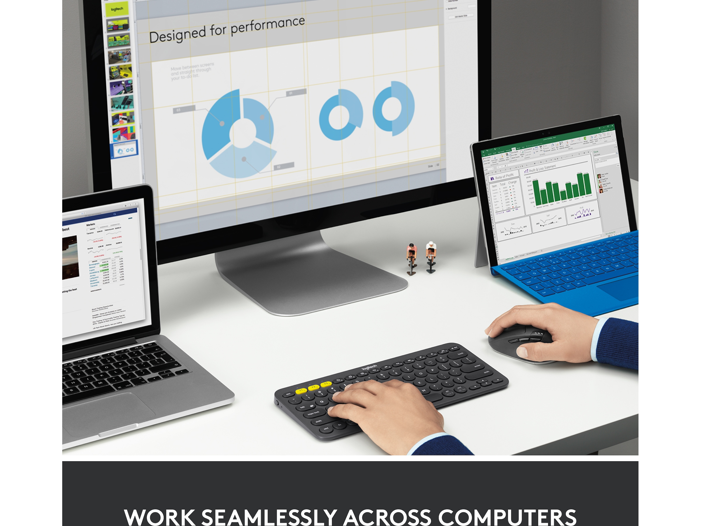 Logitech M720 Triathlon Trådlös Mus Mus