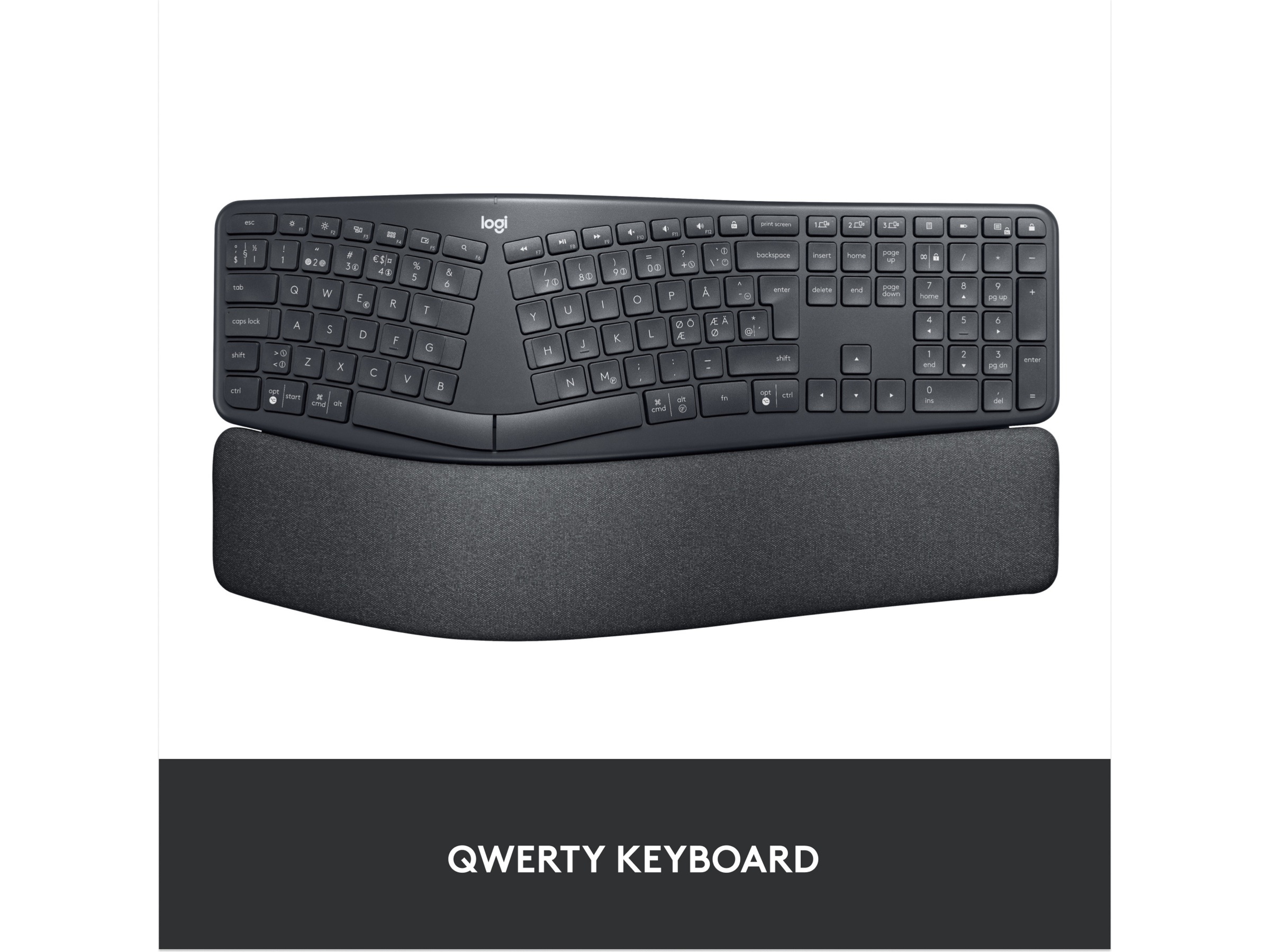 Logitech ERGO K860 Trådlös Tangentbord Tangentbord