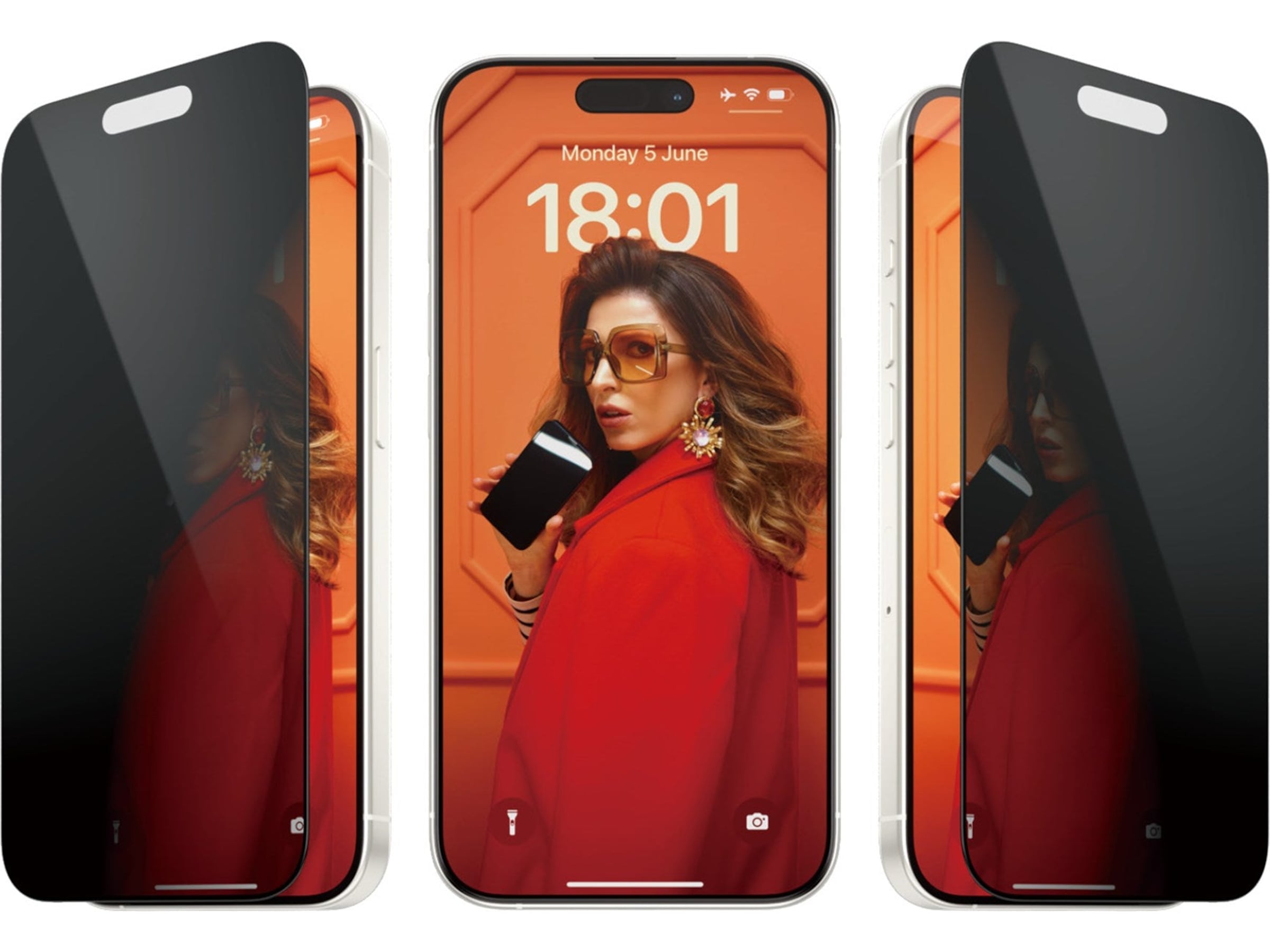 Panzerglass iPhone 15 Pro Privacy Skärmskydd Skärmskydd mobiltelefon