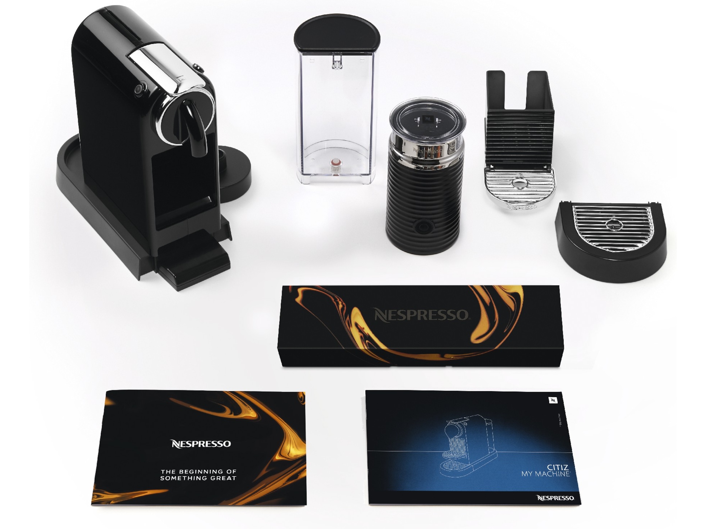 NESPRESSO CitiZ&milk från DeLonghi® Kapselmaskin (svart) Kapselmaskiner