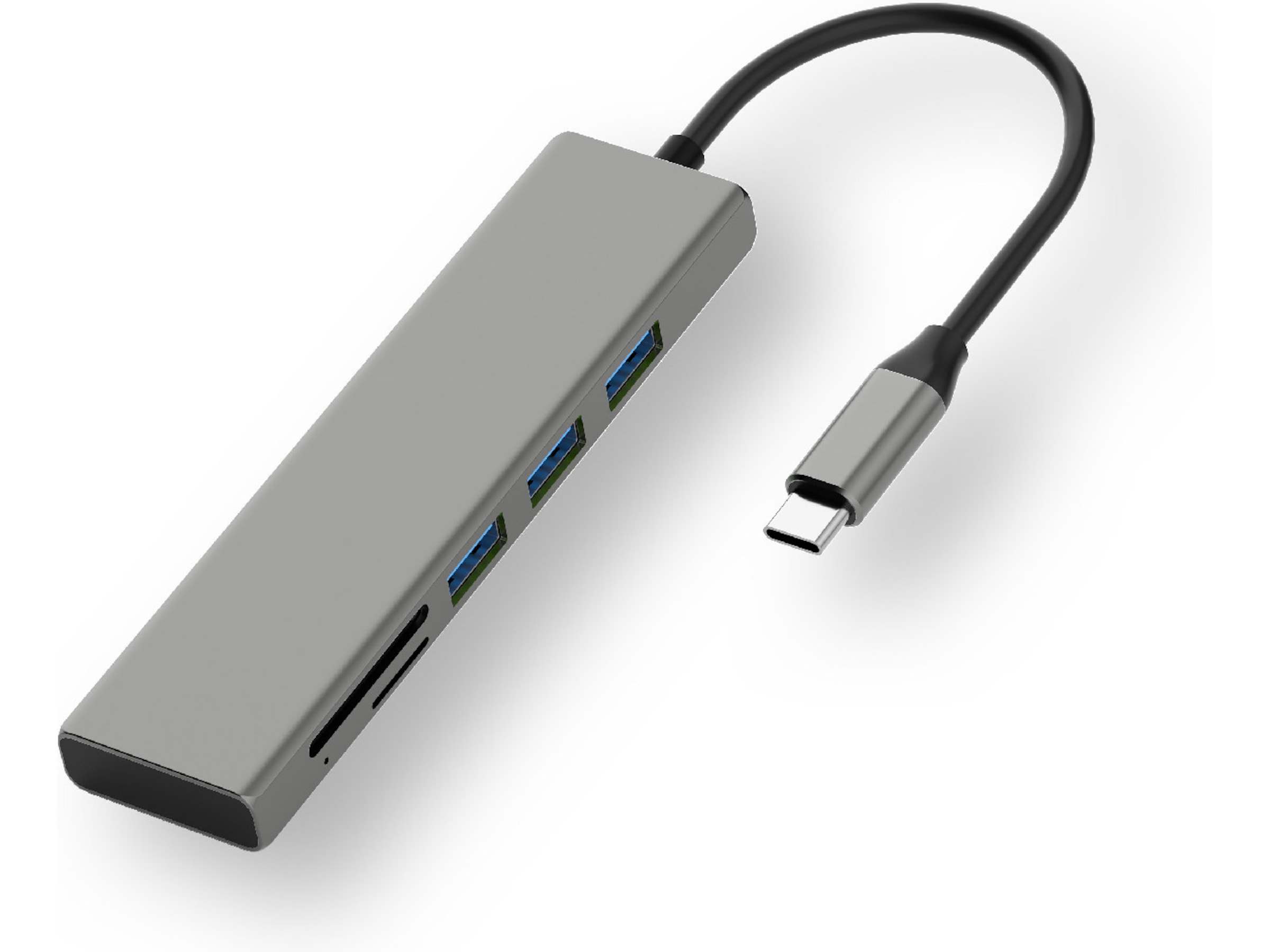 Andersson USB-C Hub (grå) Dockningsstation och USB-hub
