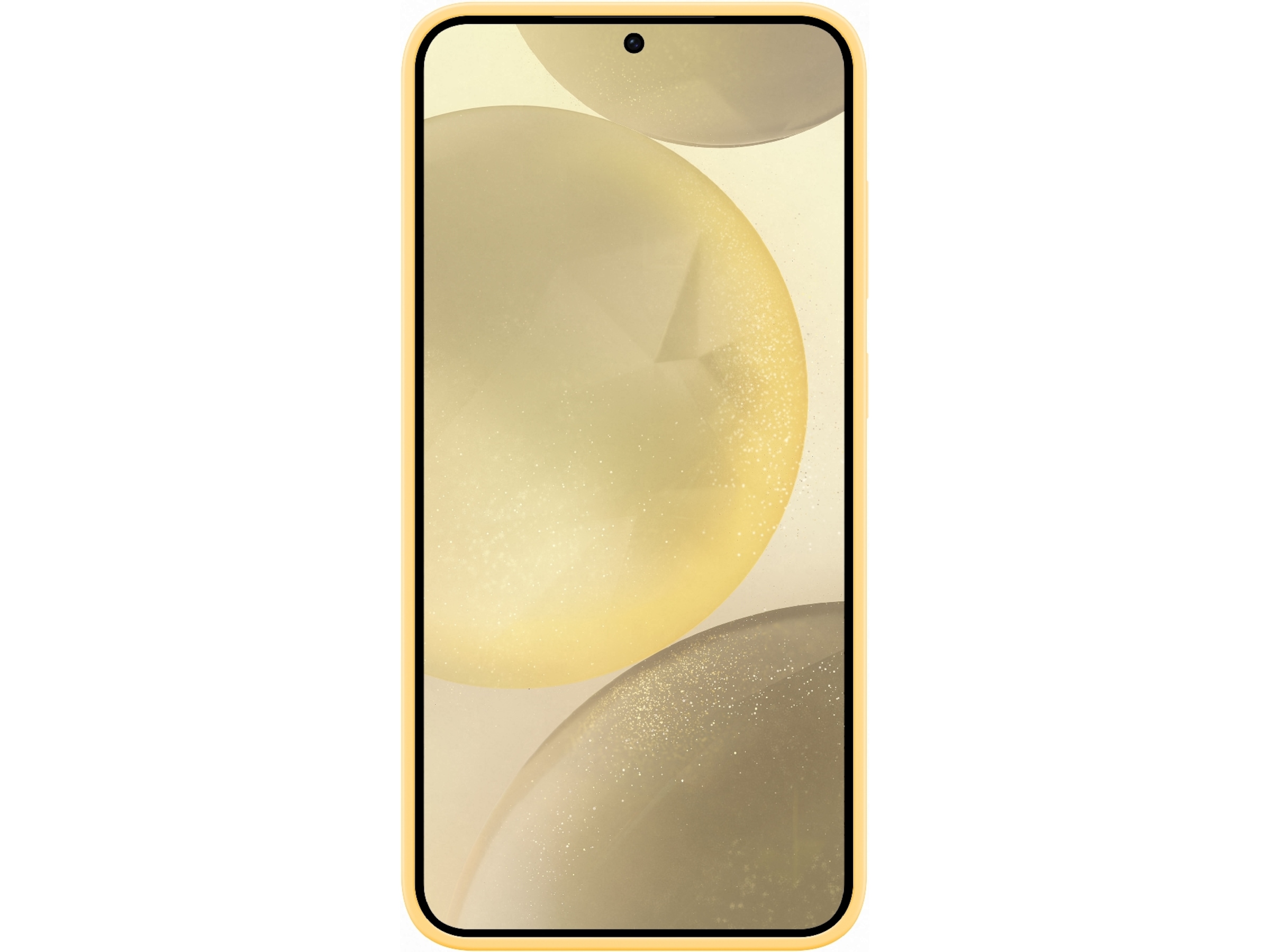 Samsung Galaxy S24+ Silikonskydd (gul) Mobilskal