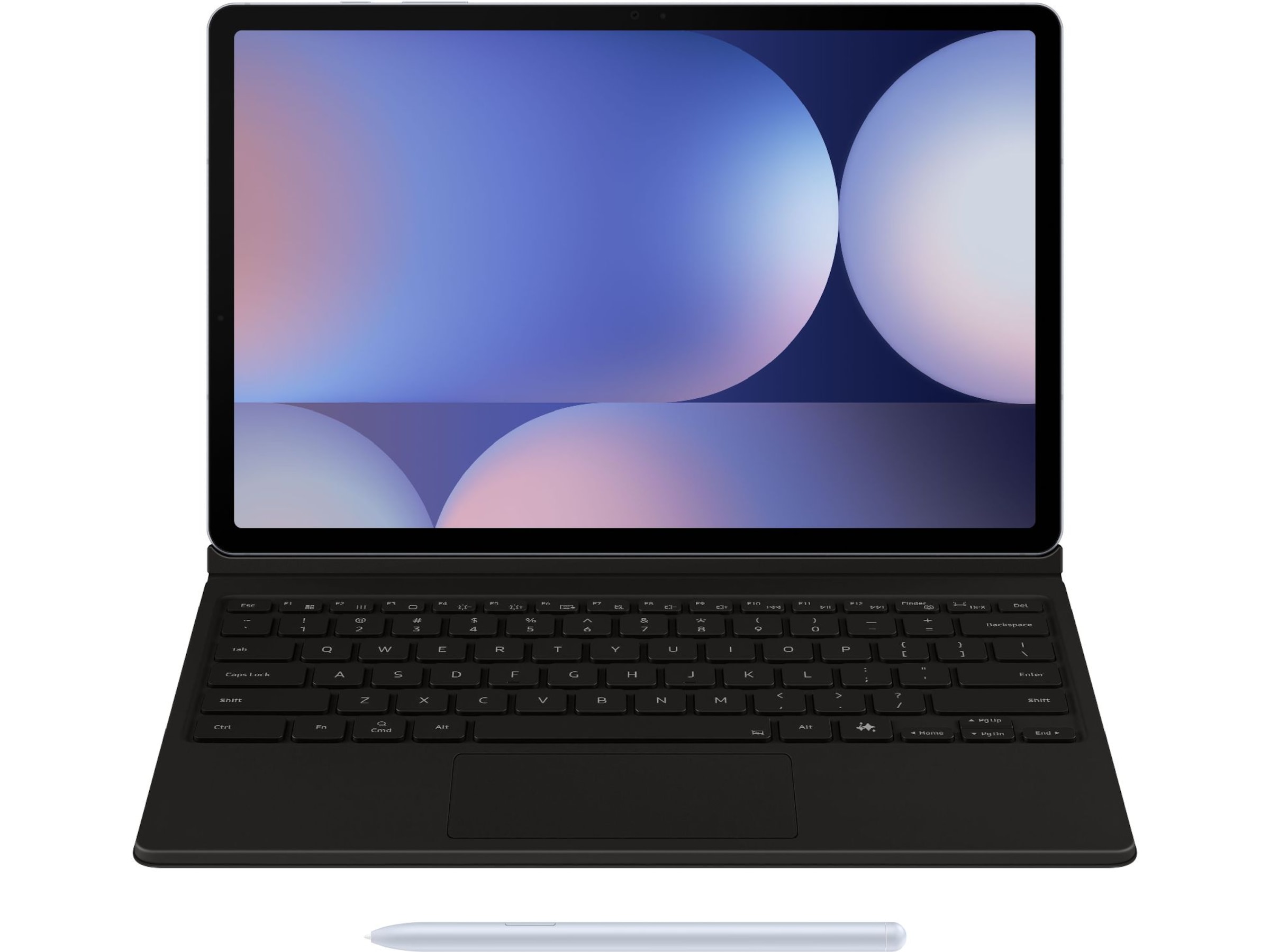 Samsung Galaxy Tab S10+ / S9+ / S9 FE+ tangentbordfodral (svart) Skydd