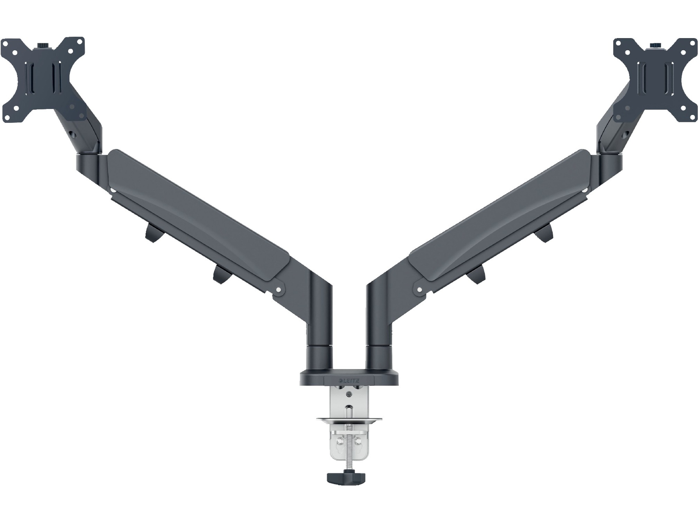 Leitz Ergo Monitorarm Dubbel, platsbesparande, 17"-32" skärmar Bord och väggfäste