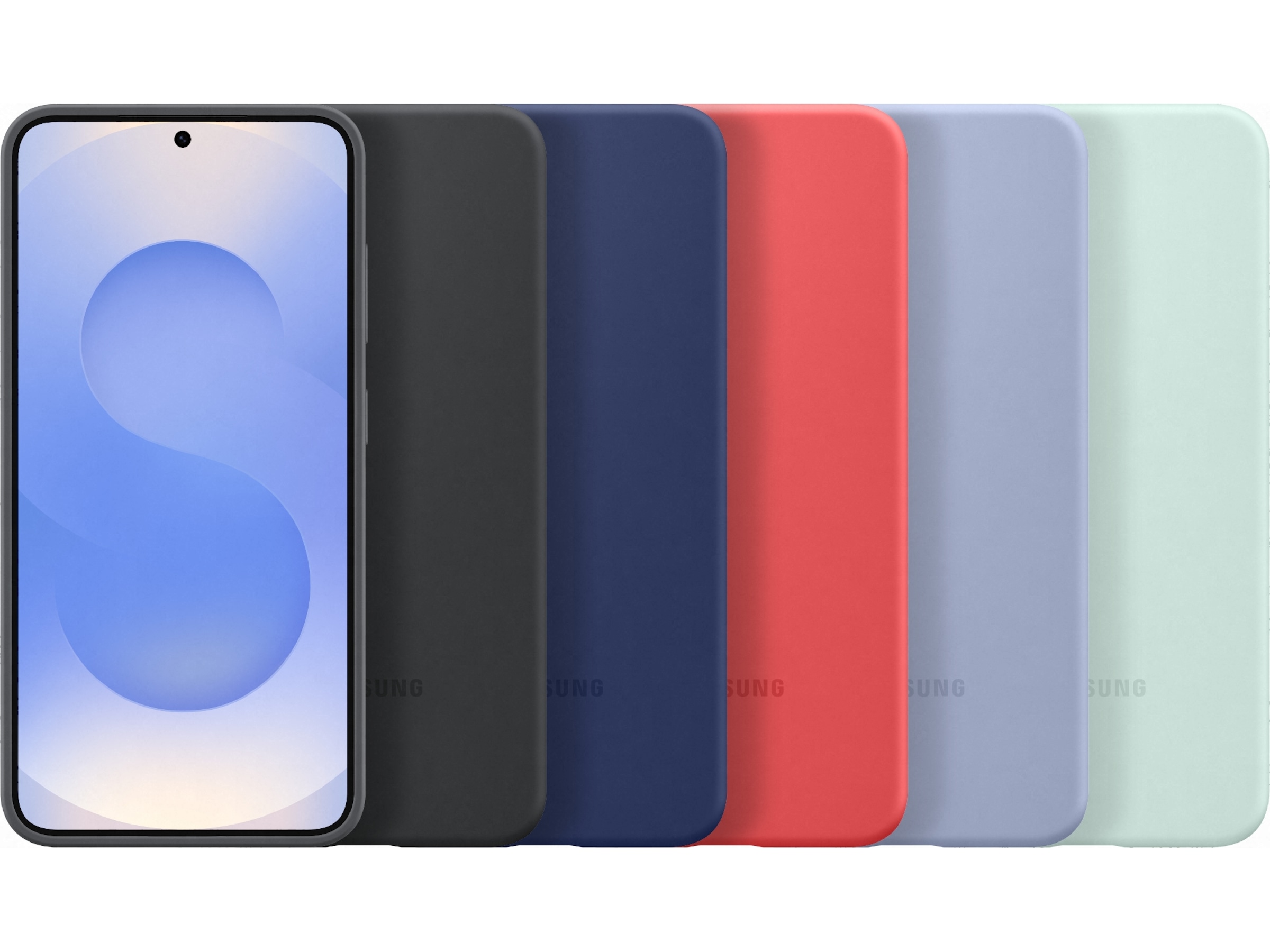 Samsung Galaxy S25 Silikonskal (svart) Mobilskal