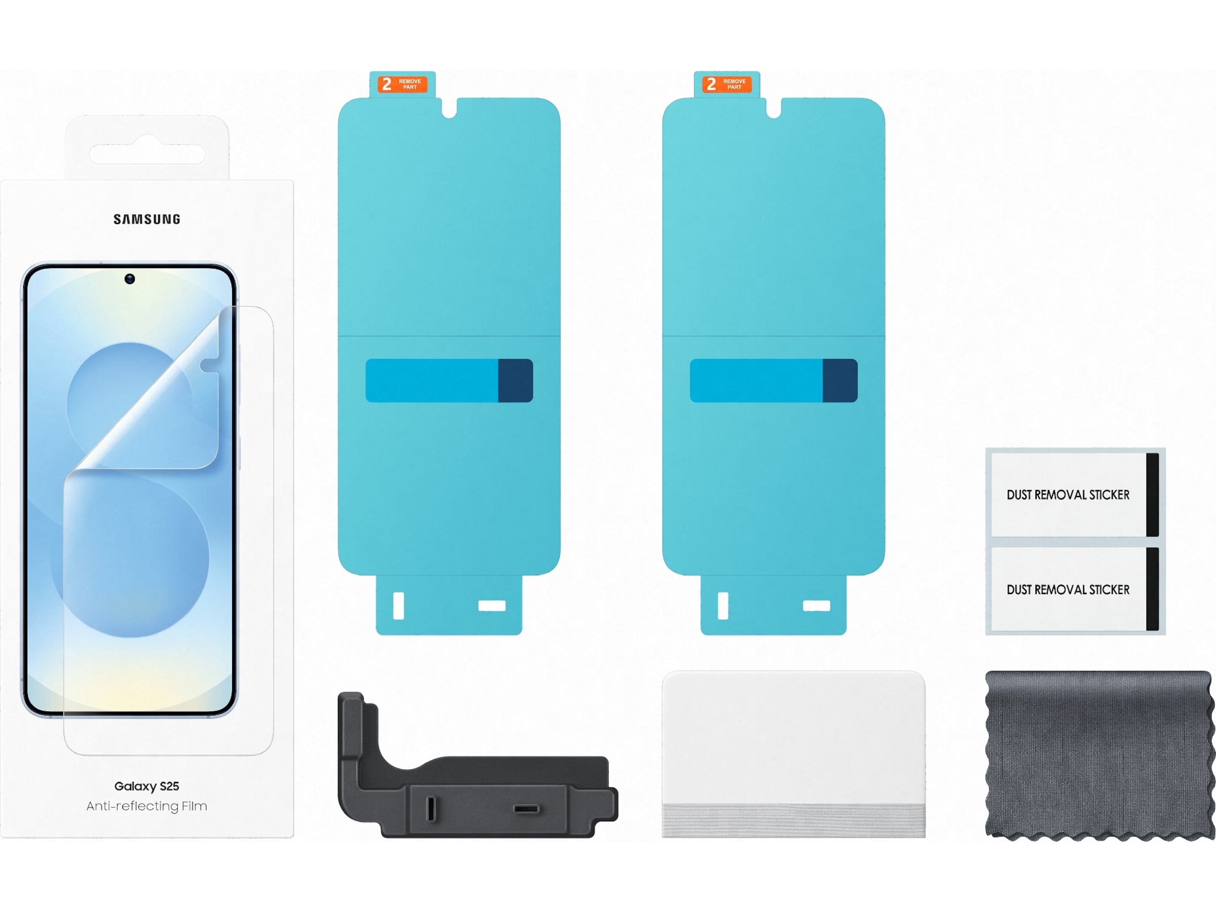 Samsung Galaxy S25 Anti-reflecting Film skärmskydd Skärmskydd mobiltelefon