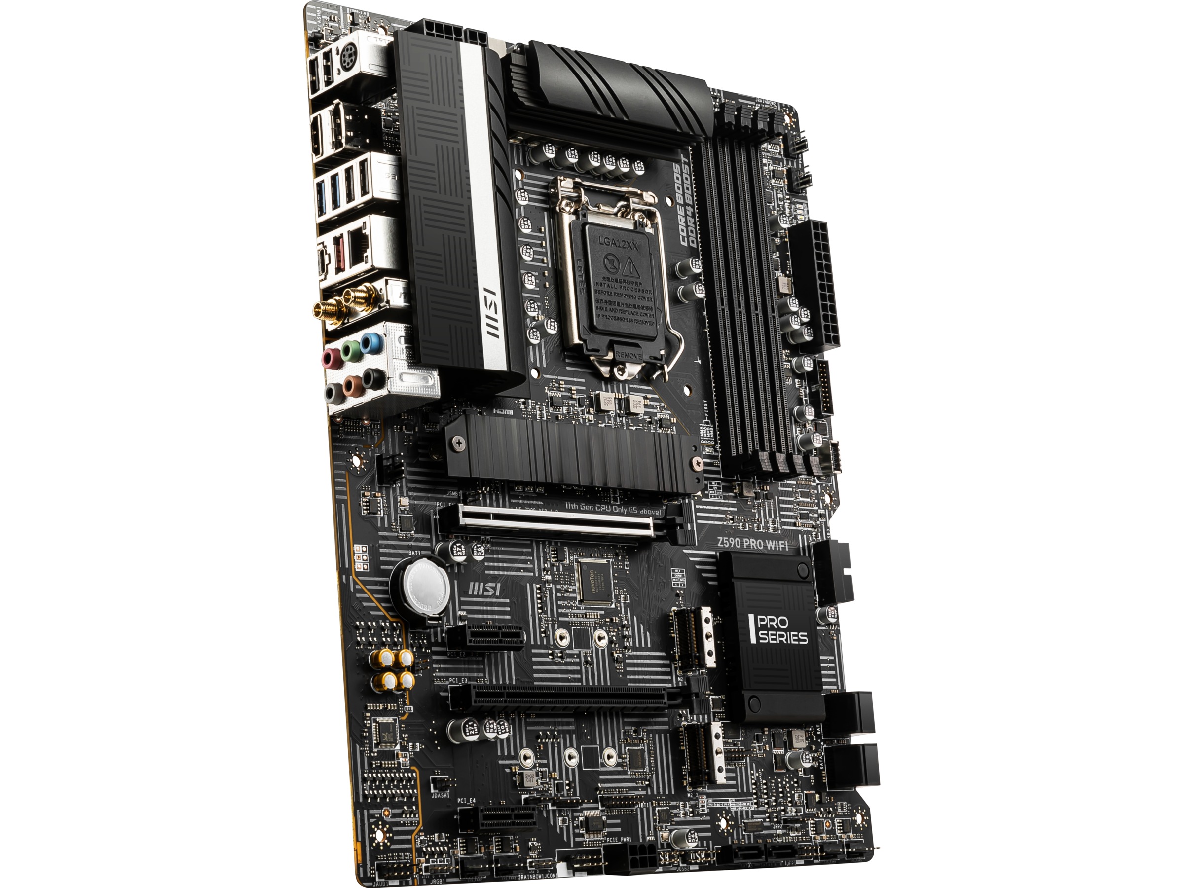 MSI Z590 PRO WIFI Moderkort Intel Socket Komplett se