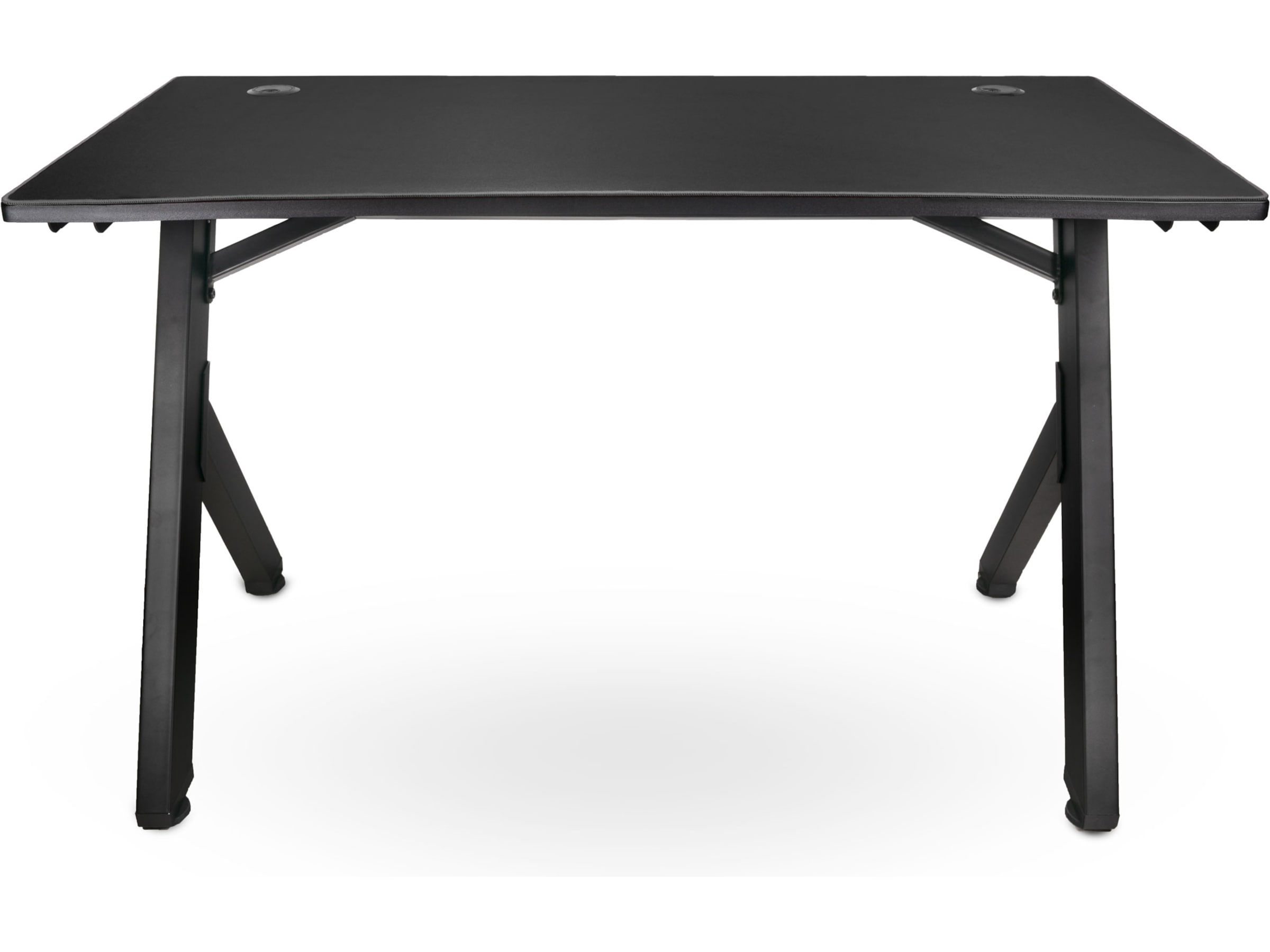 Svive Cygnus Gaming Desk matt svart med grå sömmar Gamingdesk