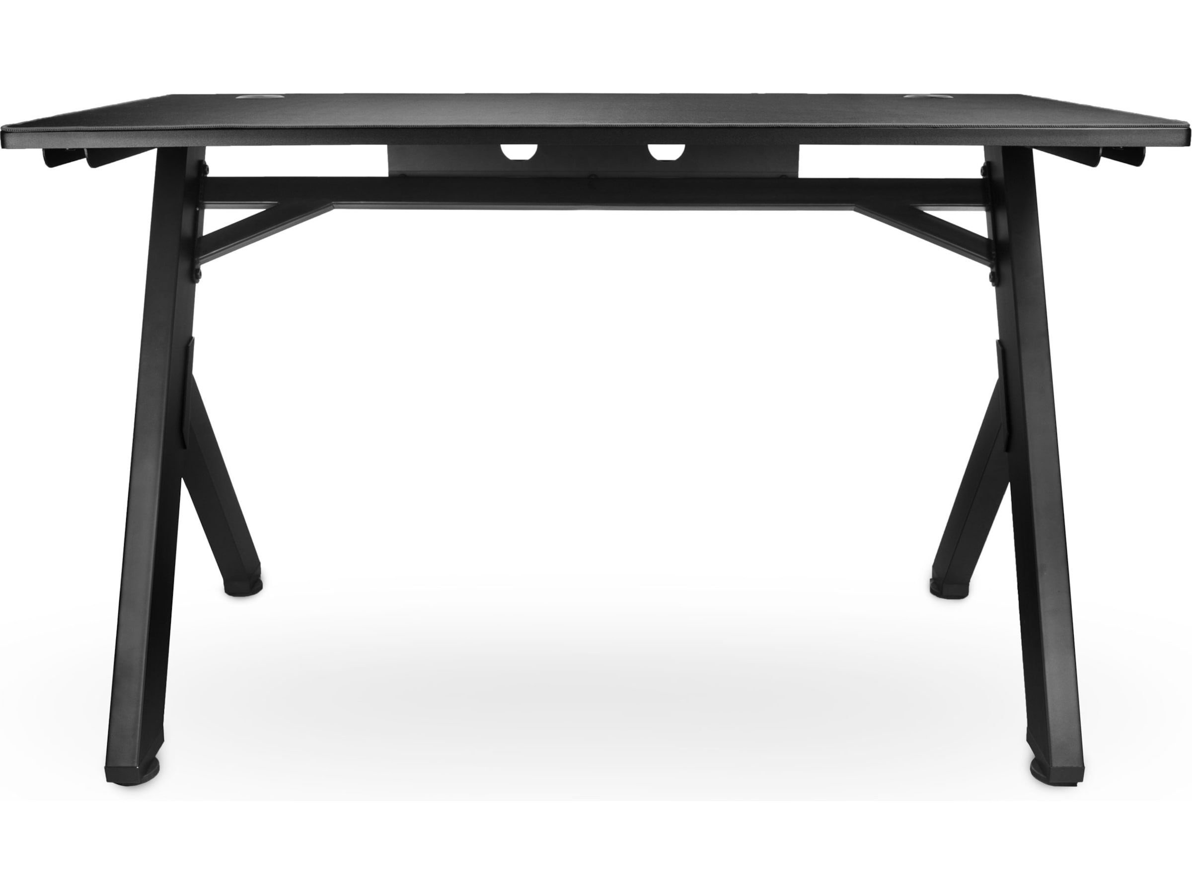 Svive Cygnus Gaming Desk matt svart med grå sömmar Gamingdesk
