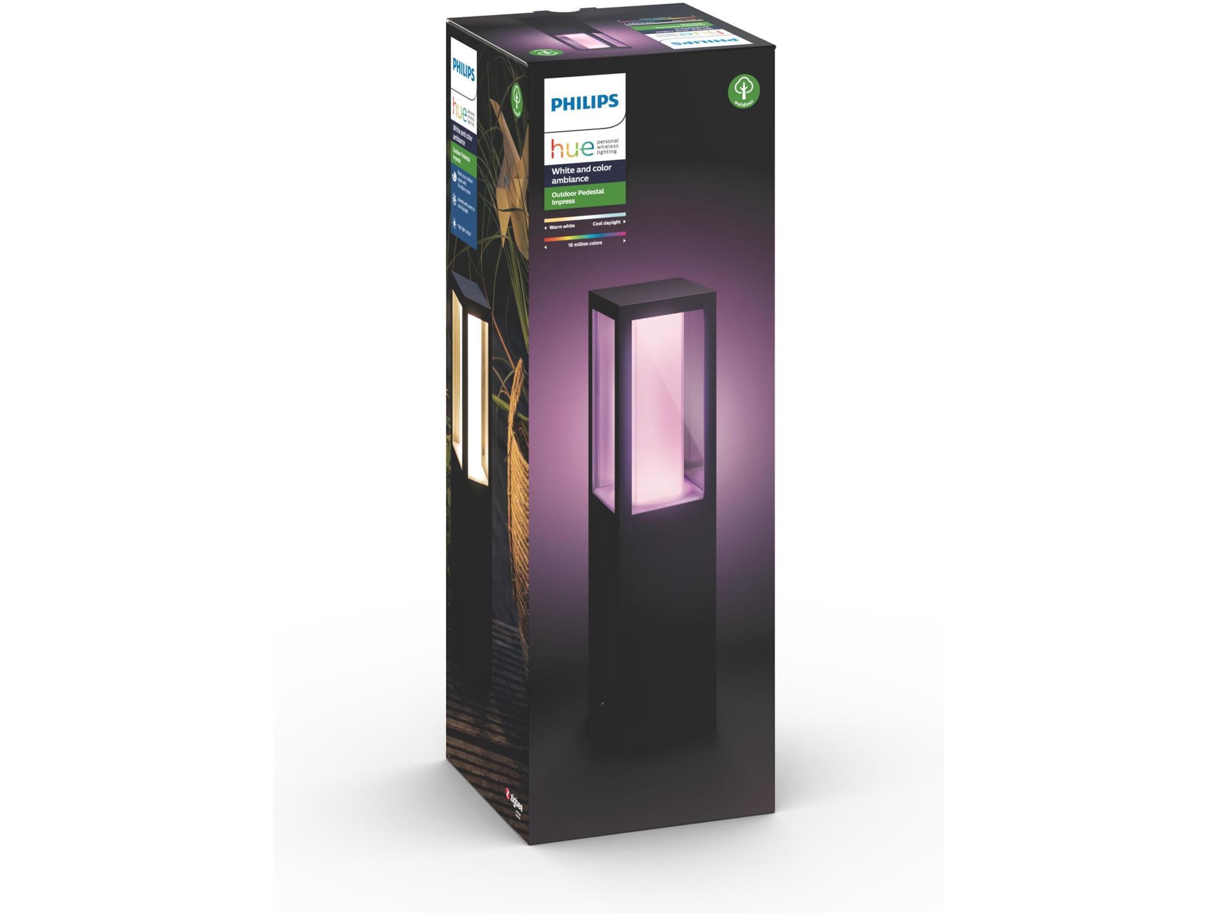 Philips Hue Impress piedestallampa för utomhusbruk (svart) Golvlampa