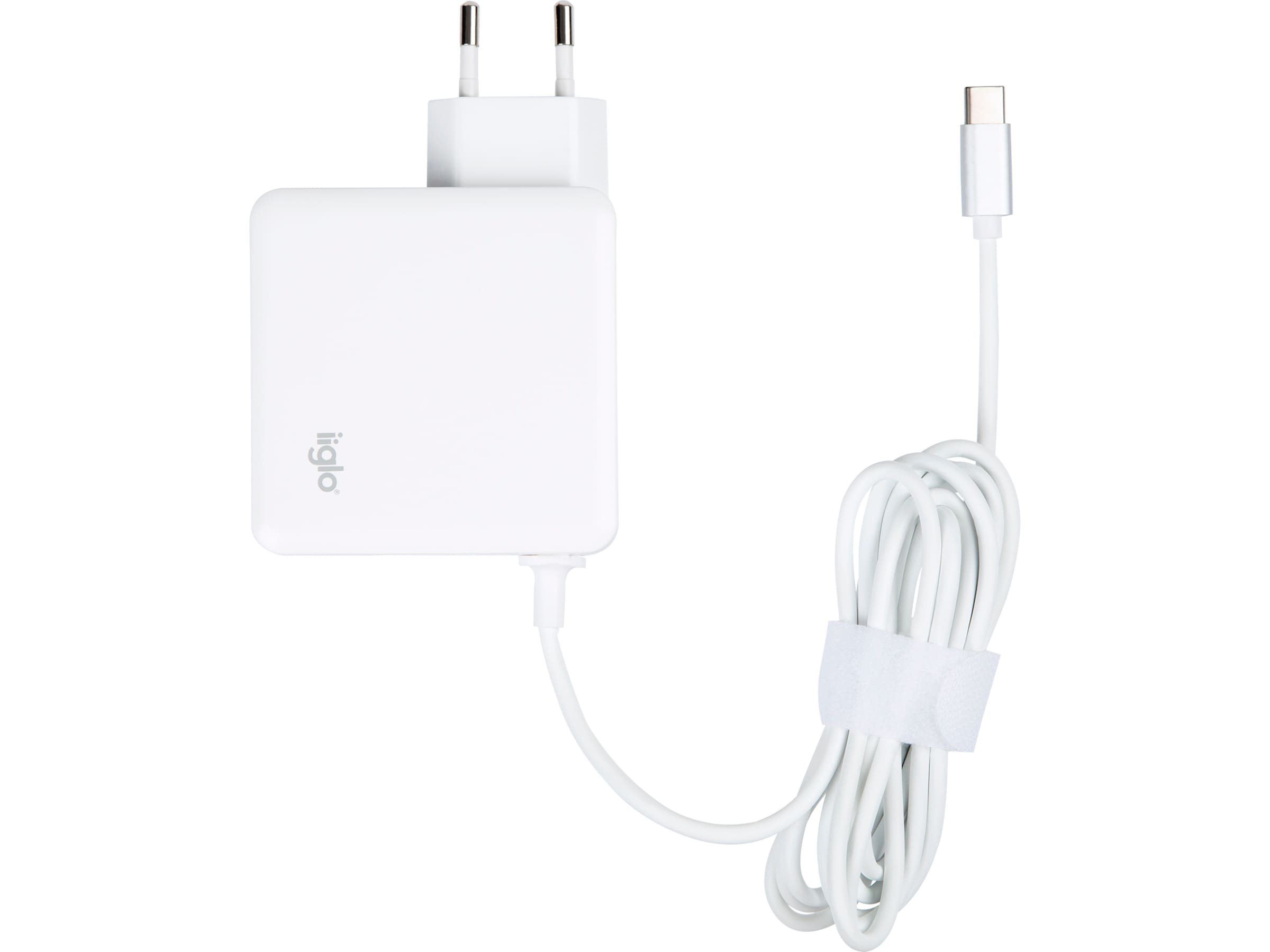 iiglo universal laddare till PC, telefon och surfplatta, USB-C 65W Batteri och laddare