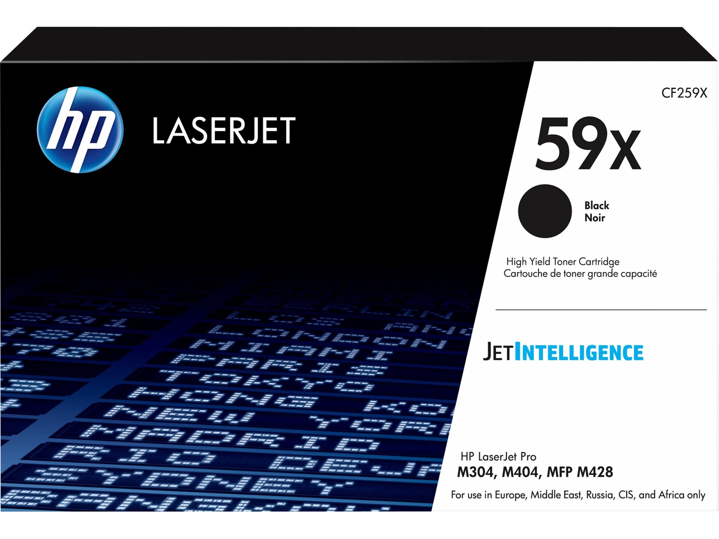 HP Toner 59X Svart Lasertoner