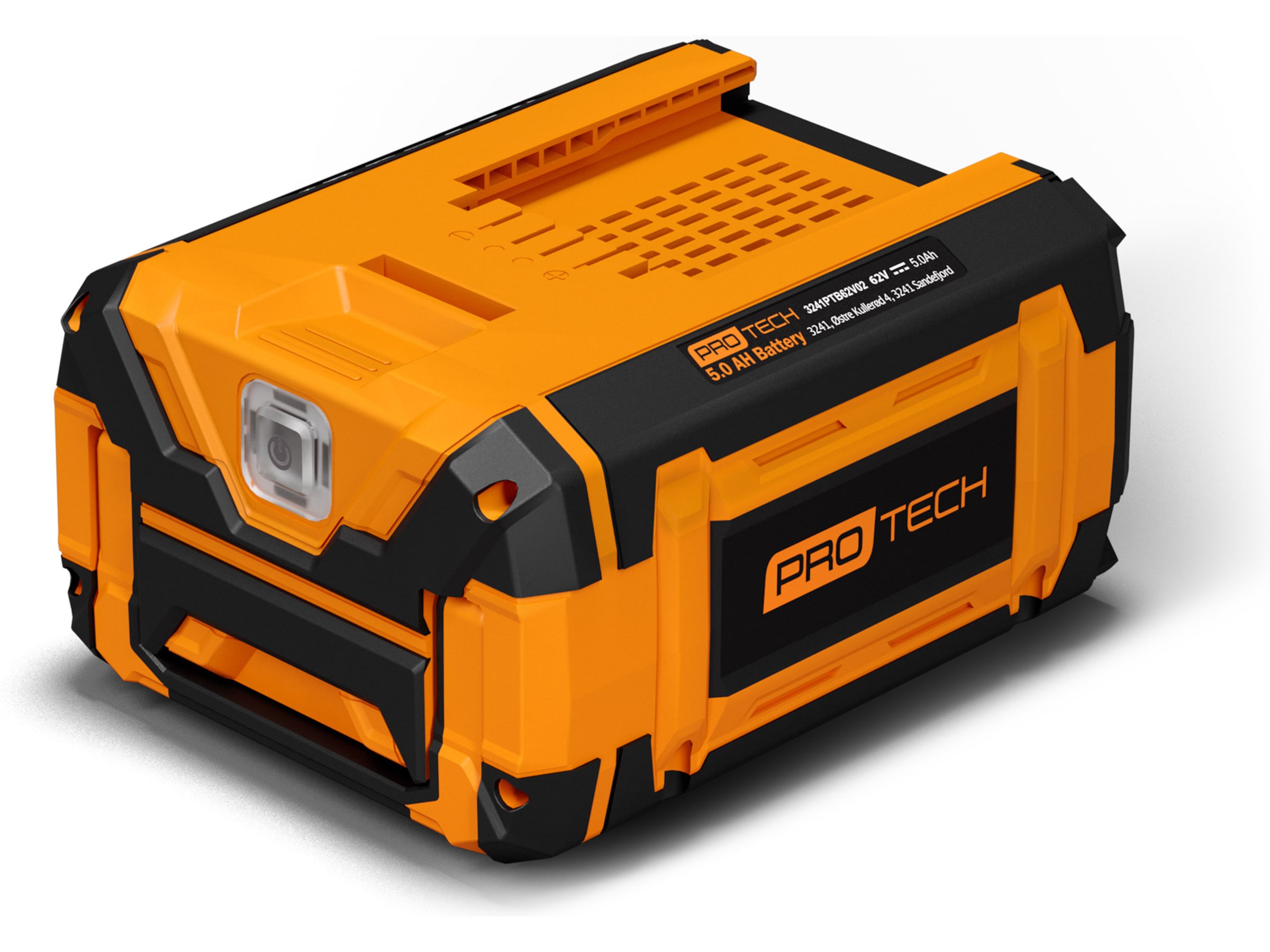 Protech +62 Volt 5,0 Ah batteri Batterier till trädgårdsmaskiner