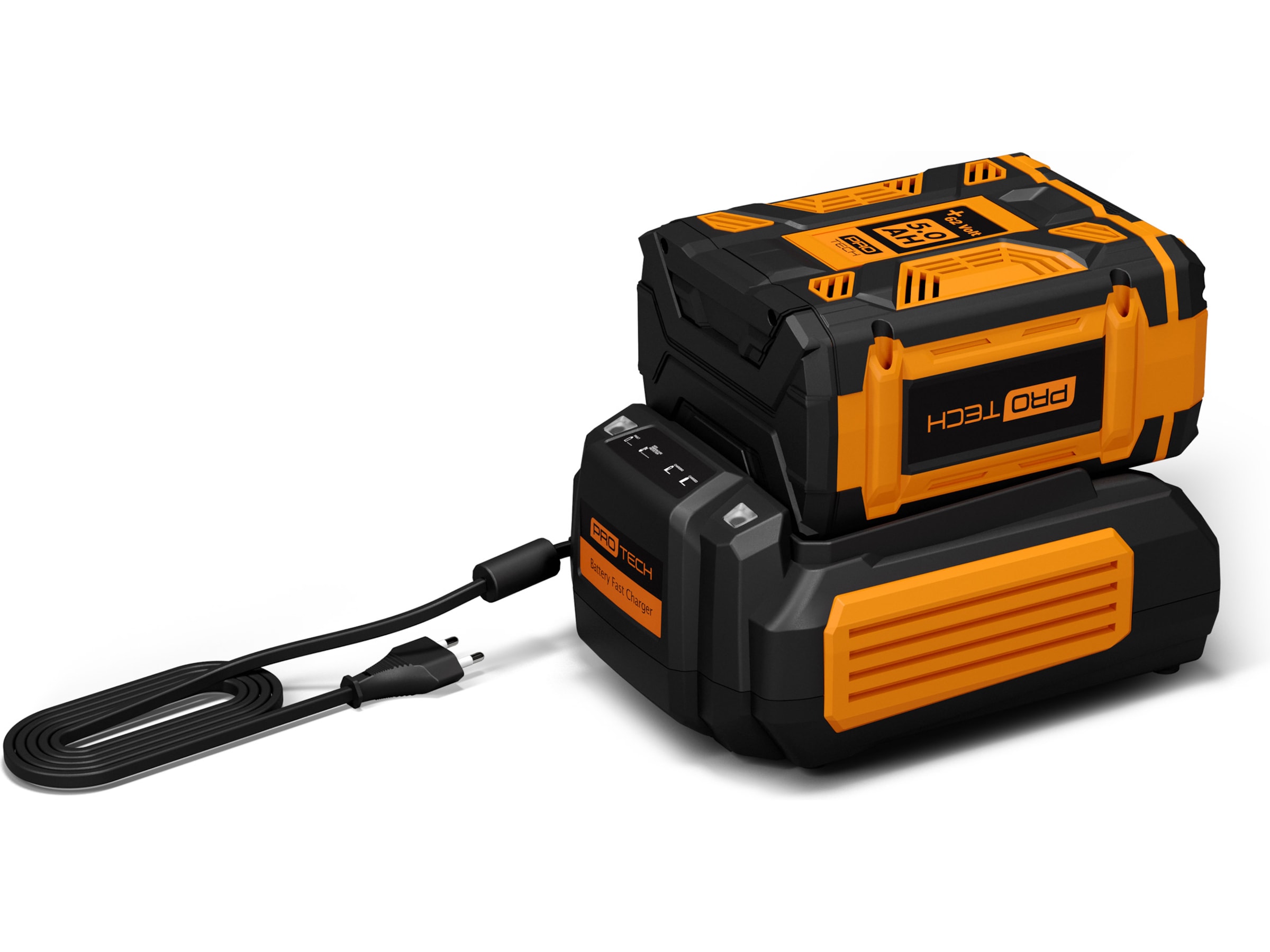 Protech +62 Volt 5,0 Ah batteri Batterier till trädgårdsmaskiner