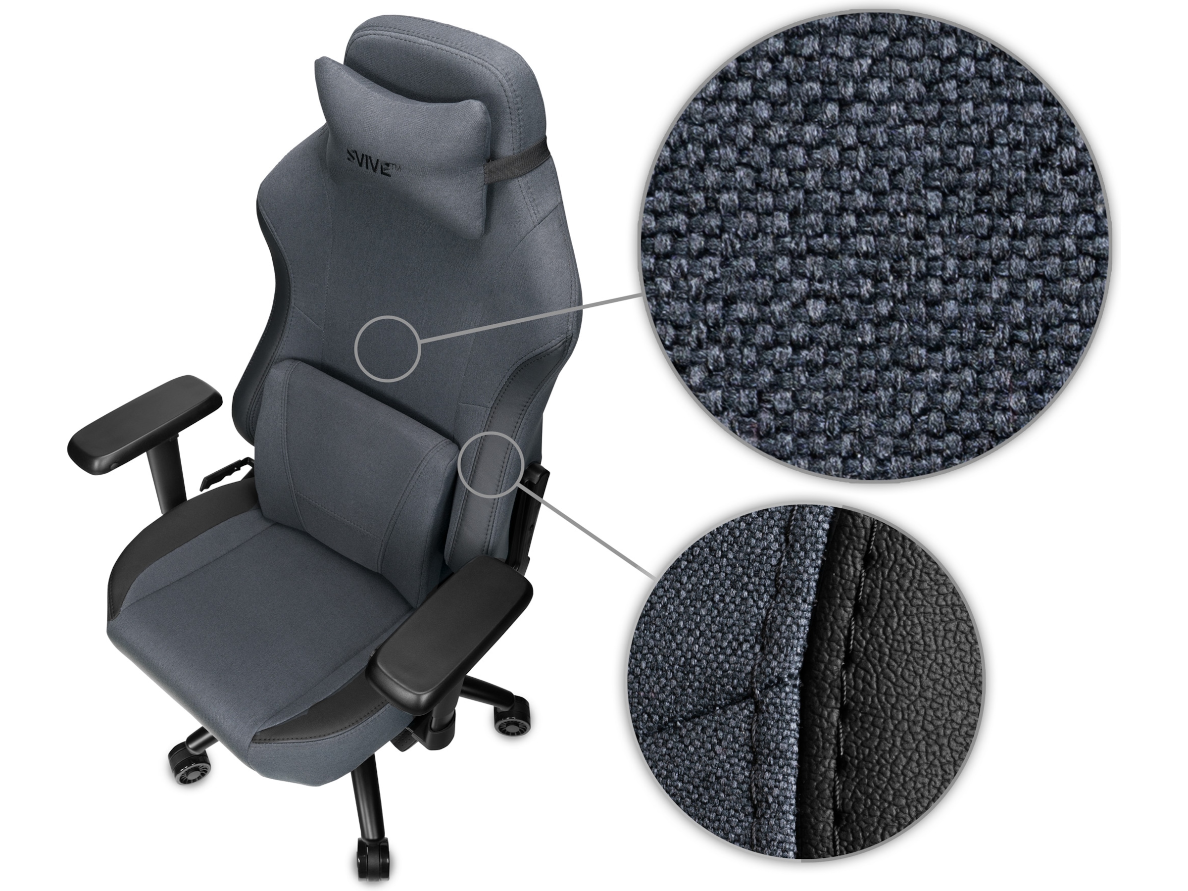 Svive Gemini Gamingstol (blågrå) Gamingstolar