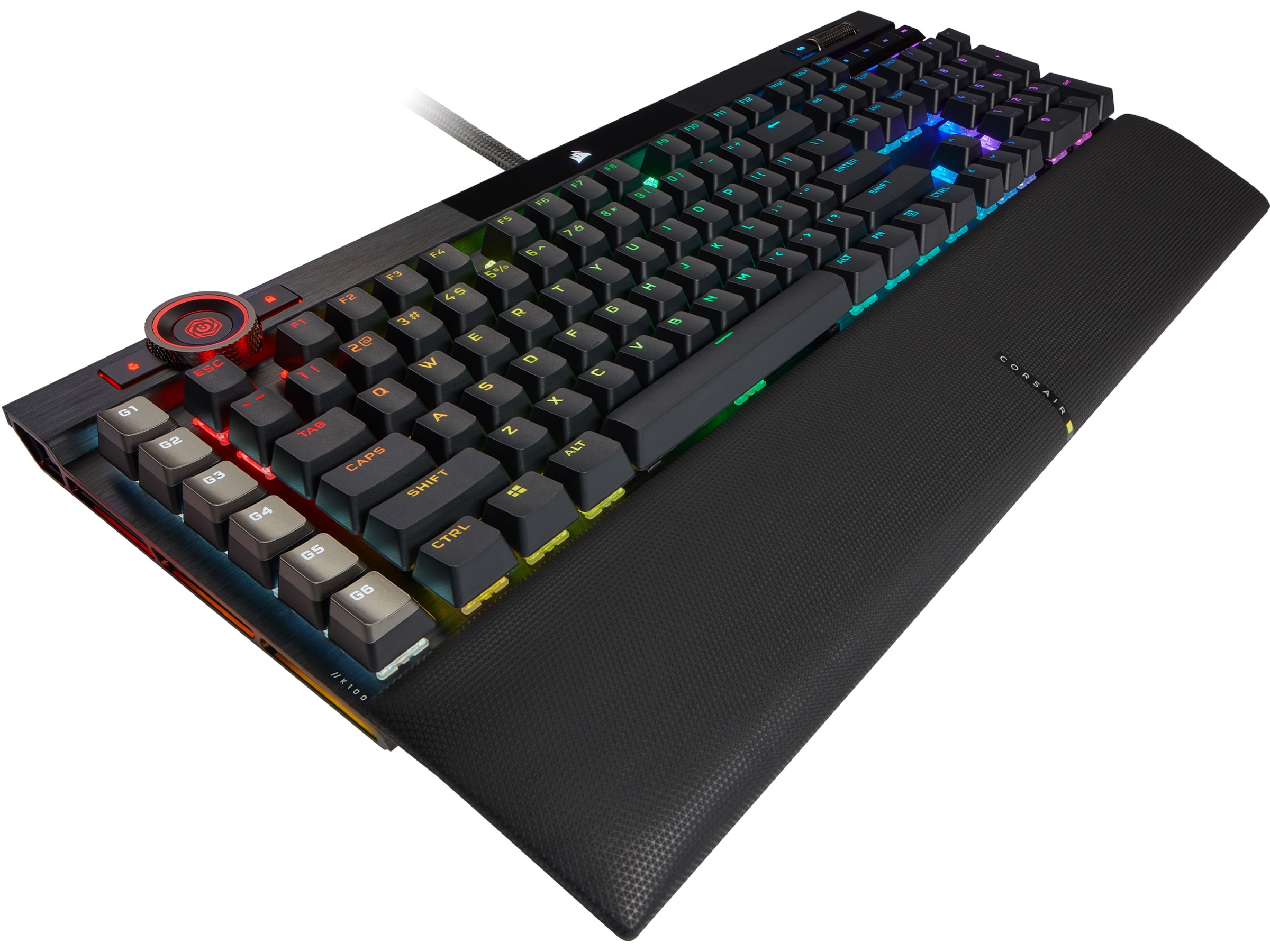 Corsair K100 RGB Gamingtangentbord (svart) Gamingtangentbord