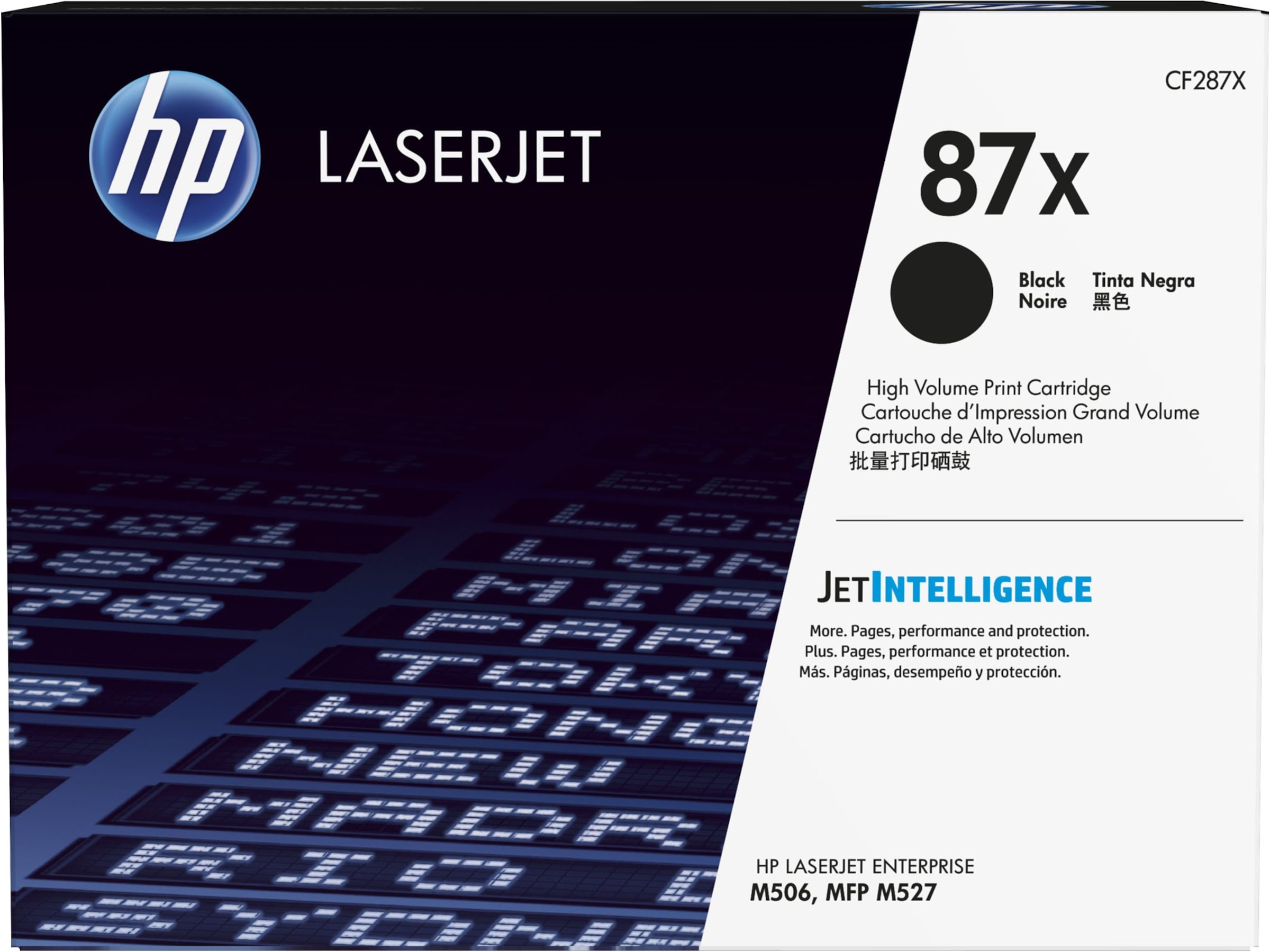 HP Toner 87X Svart Lasertoner
