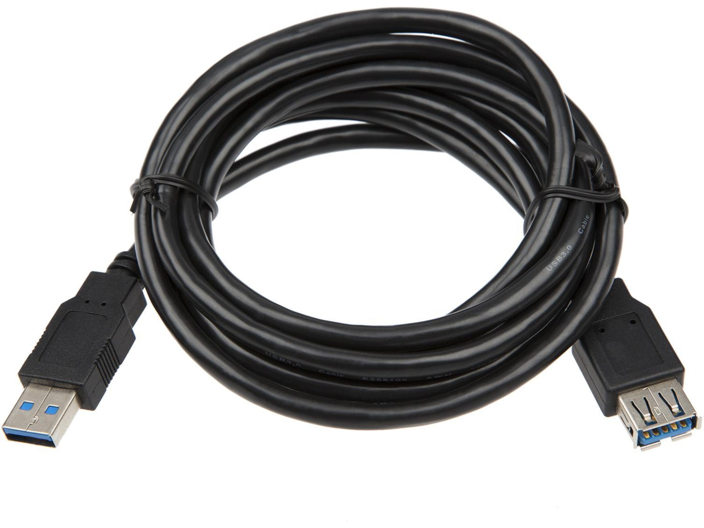 USB-A Förlängningskabel 15m (svart) USB-kablar