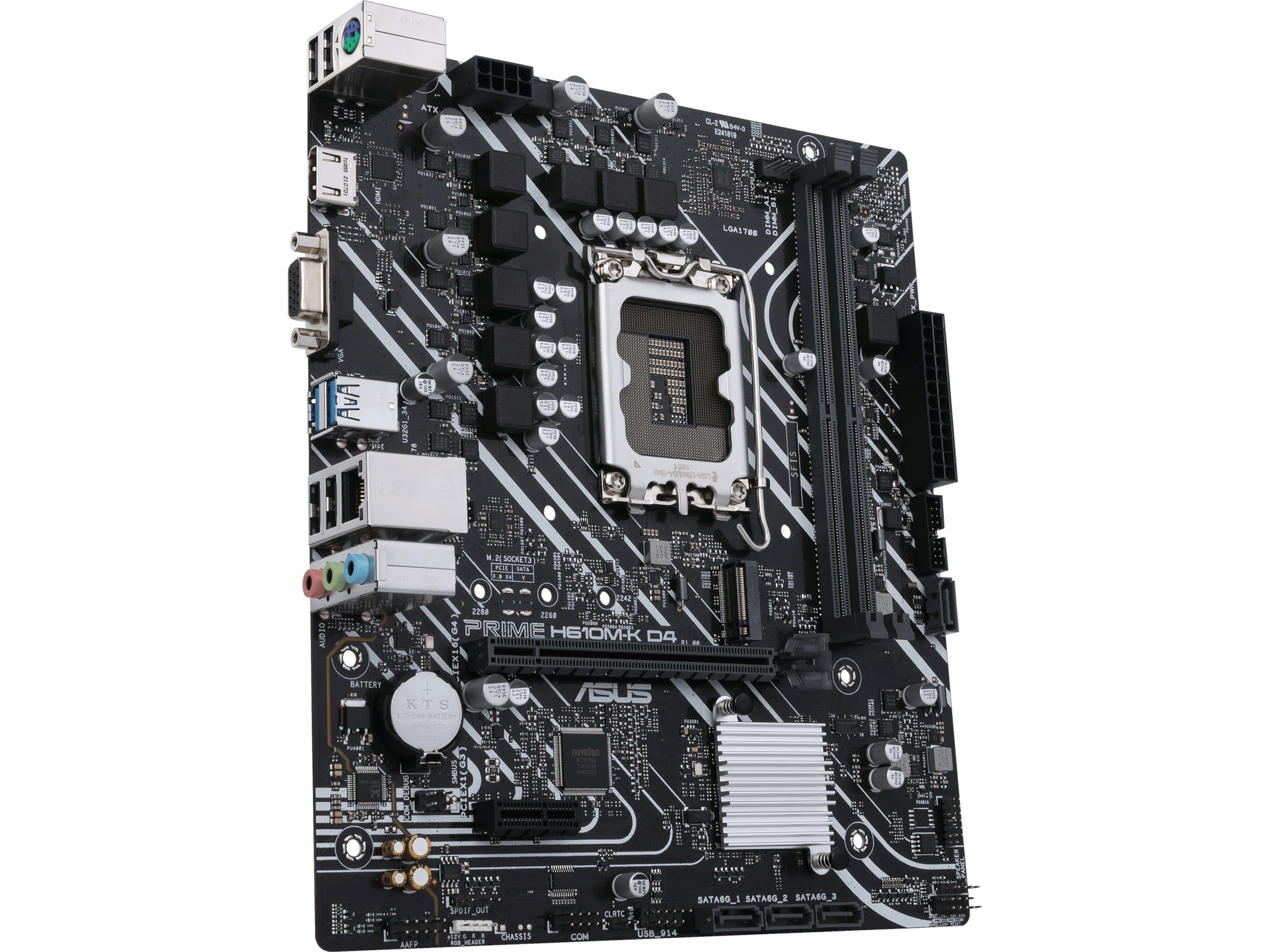 ASUS PRIME H610M-K D4 Moderkort Intel Socket