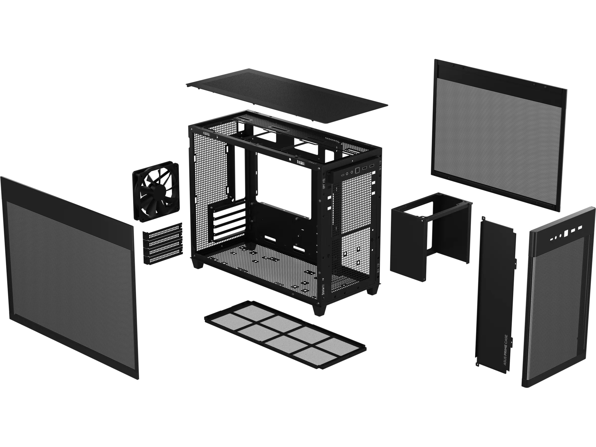 ASUS Prime AP201 MicroATX (svart) Mini/Micro/Nano tower