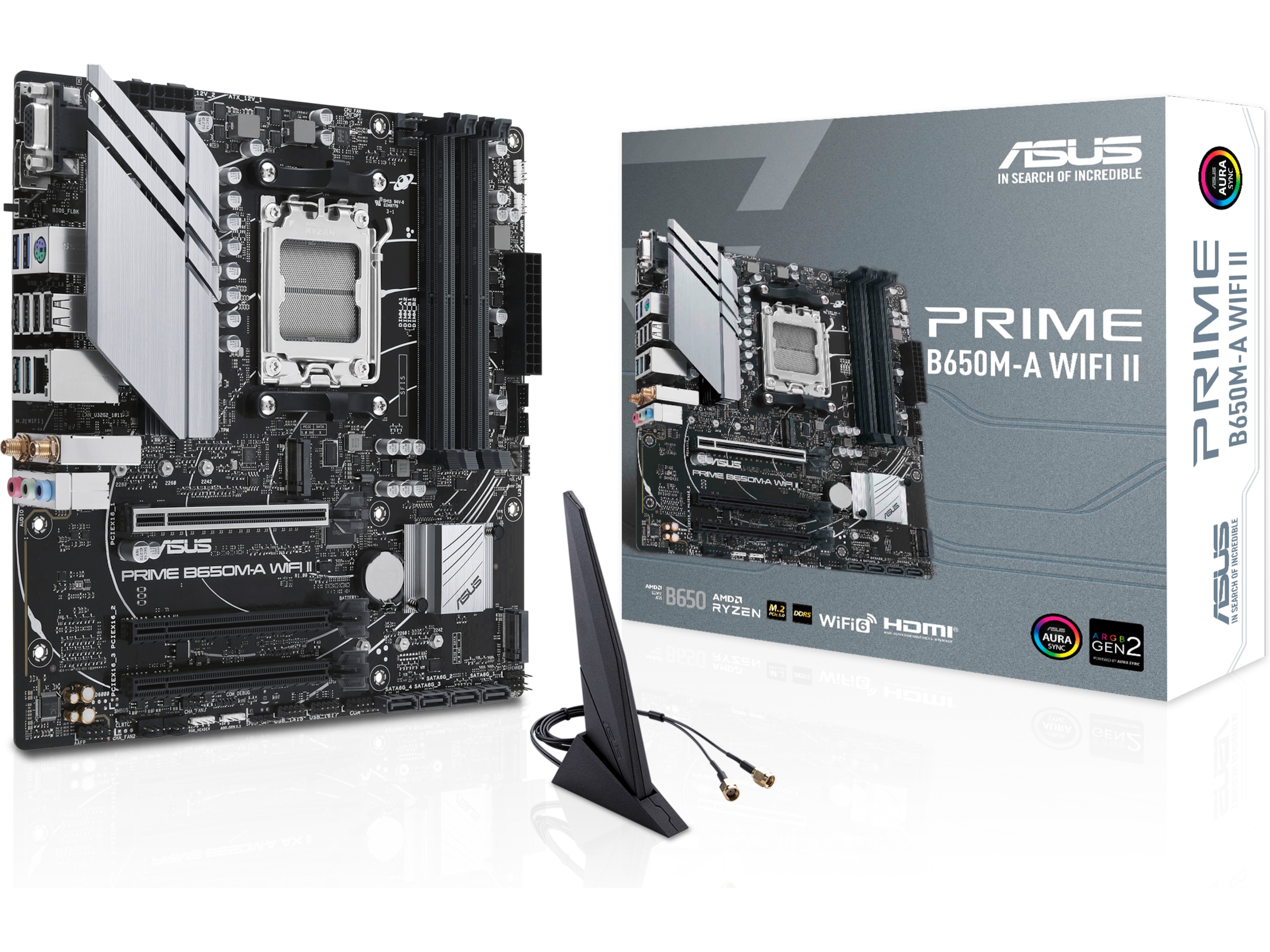 ASUS Prime B650M-A WIFI II Moderkort AMD Socket