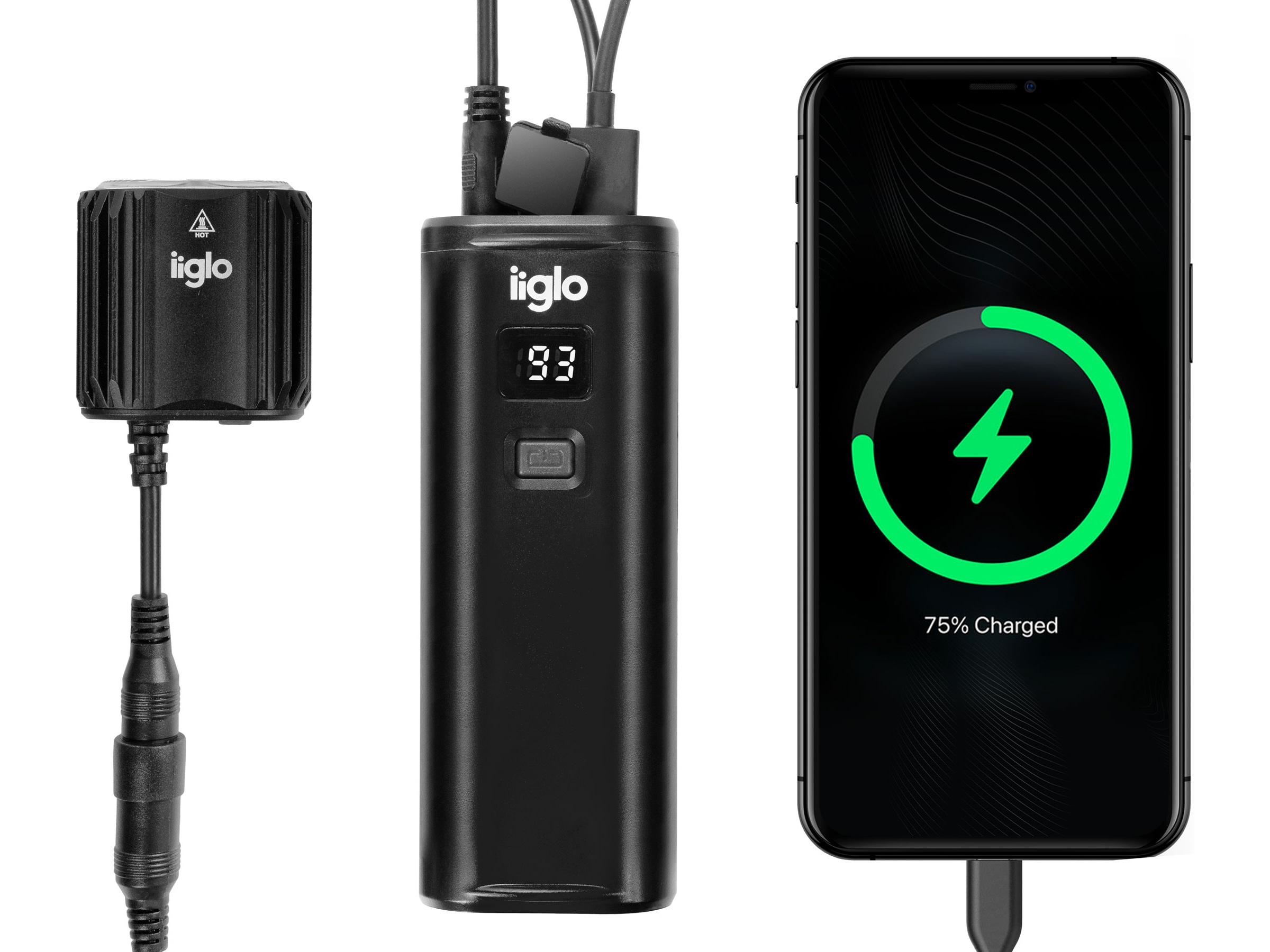 iiglo cykel och pannlampa 1600 lumen Pannlampor & ficklampor