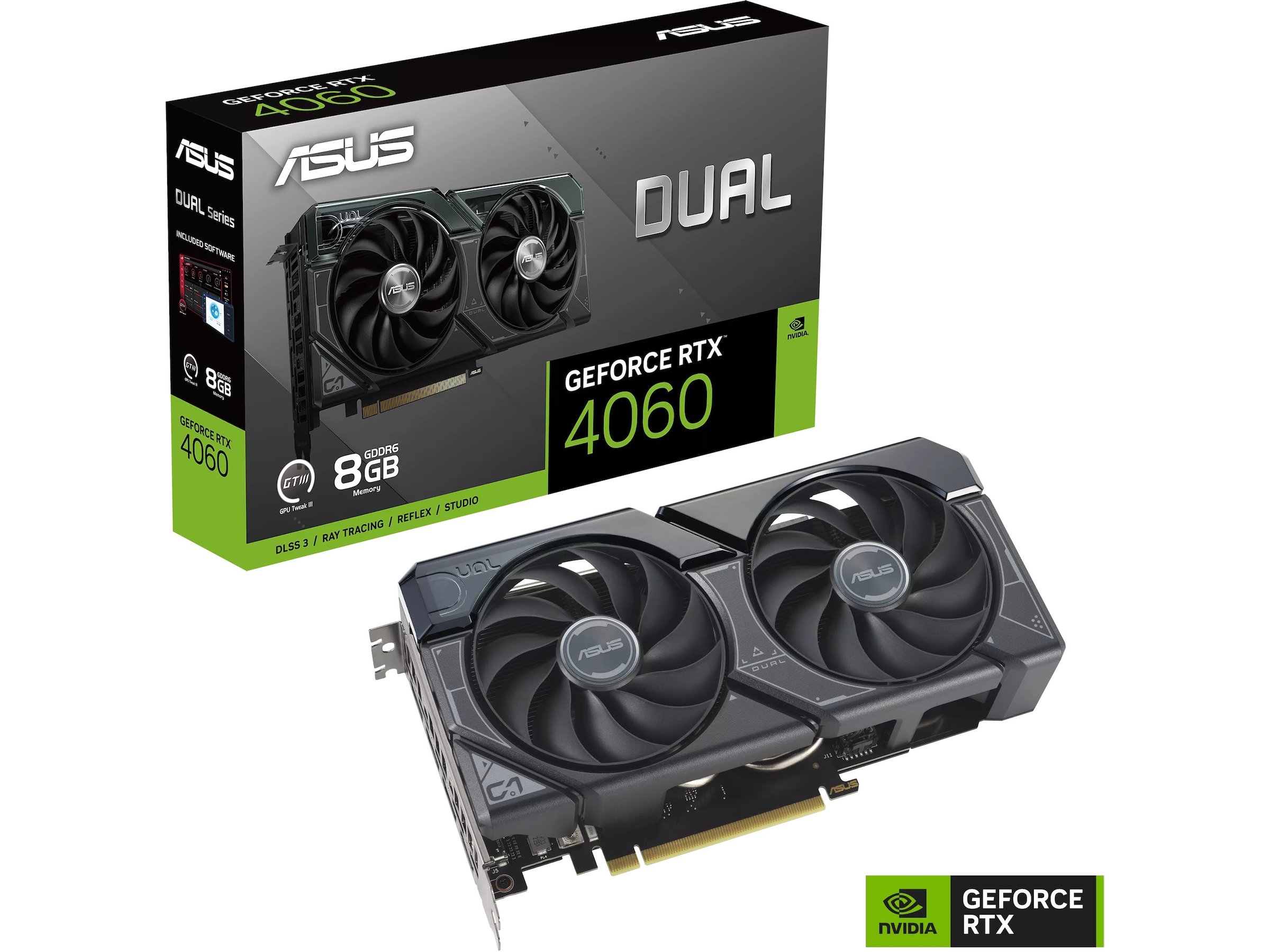 ASUS Dual GeForce RTX 4060 Grafikkort