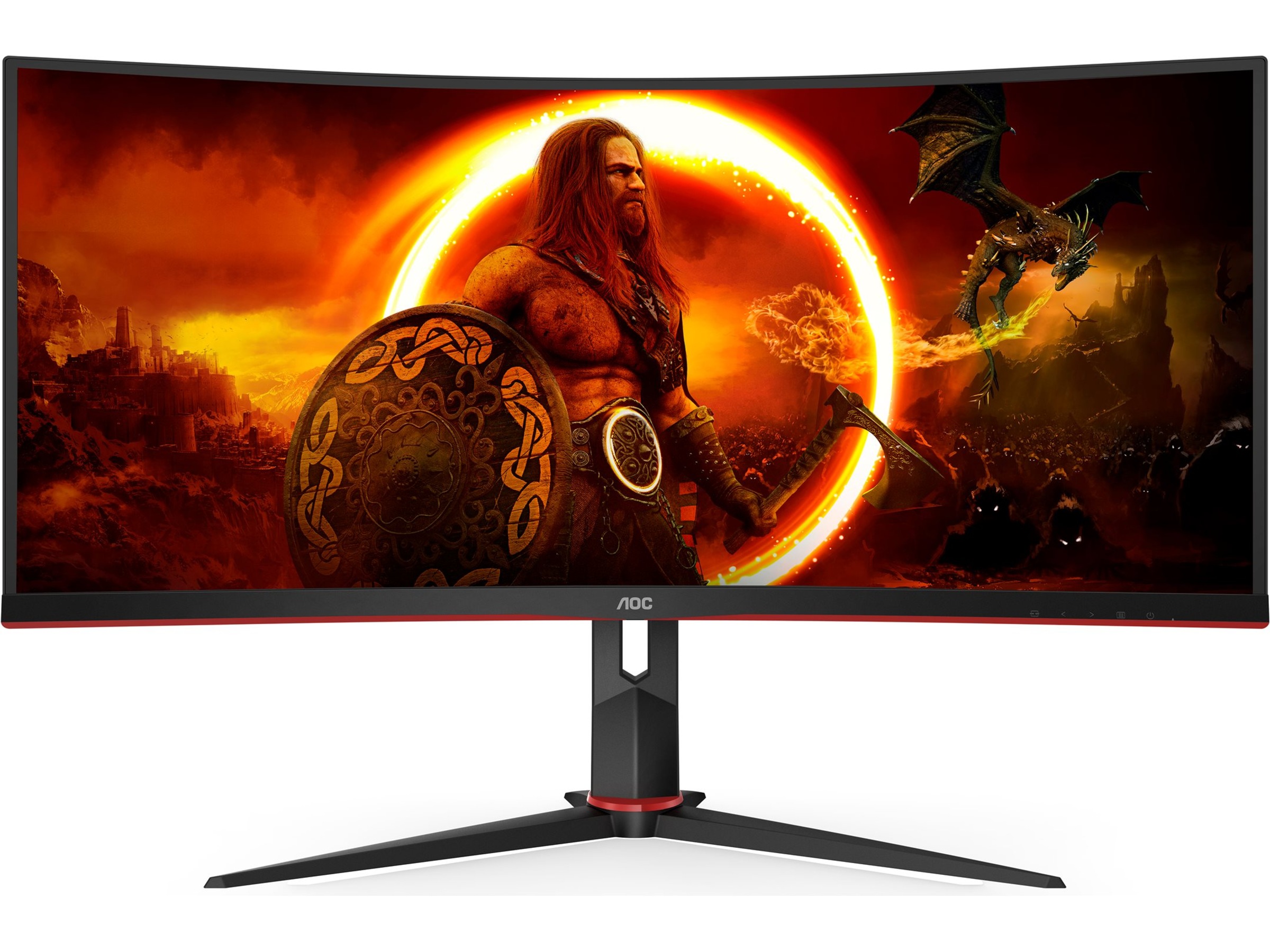 AOC 34" curved gamingskärm CU34G2XP Gamingskärmar