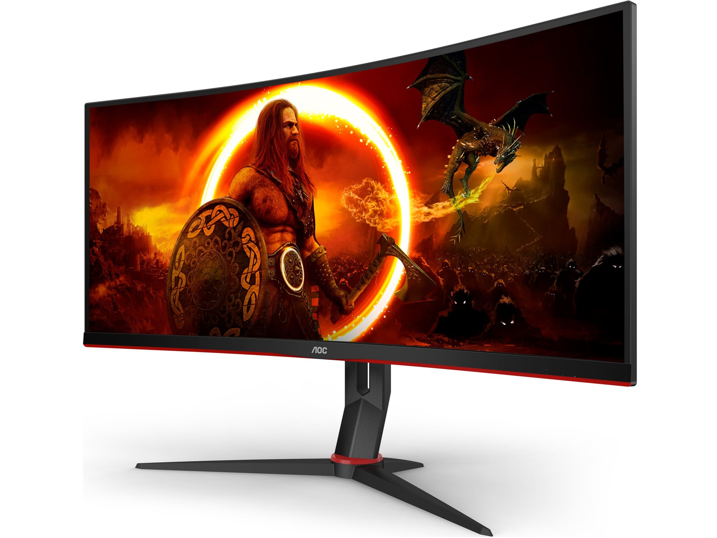 AOC 34" curved gamingskärm CU34G2XP Gamingskärmar