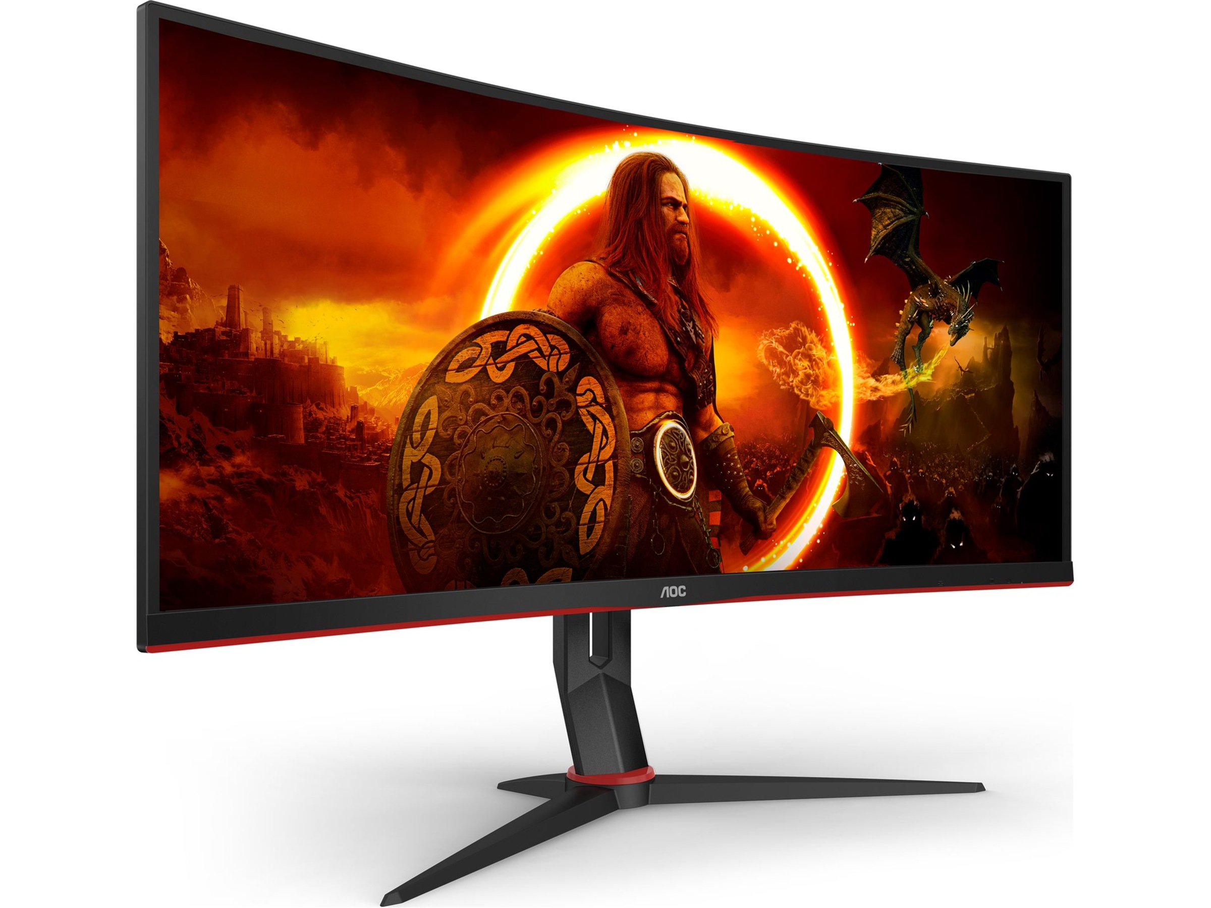 AOC 34" curved gamingskärm CU34G2XP Gamingskärmar