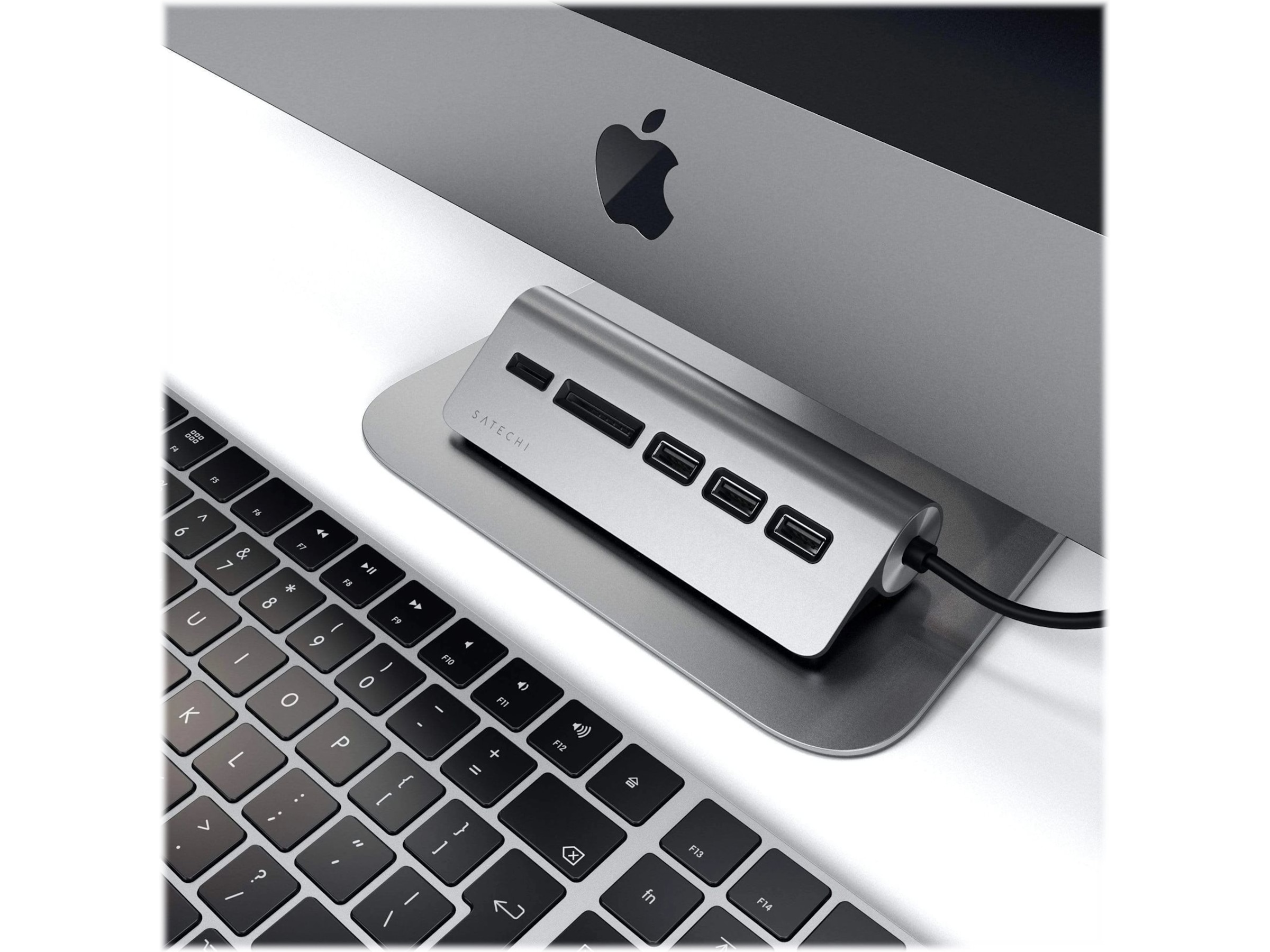 Satechi USB-C Combo Hub (space grey) Dockningsstation och USB-hub