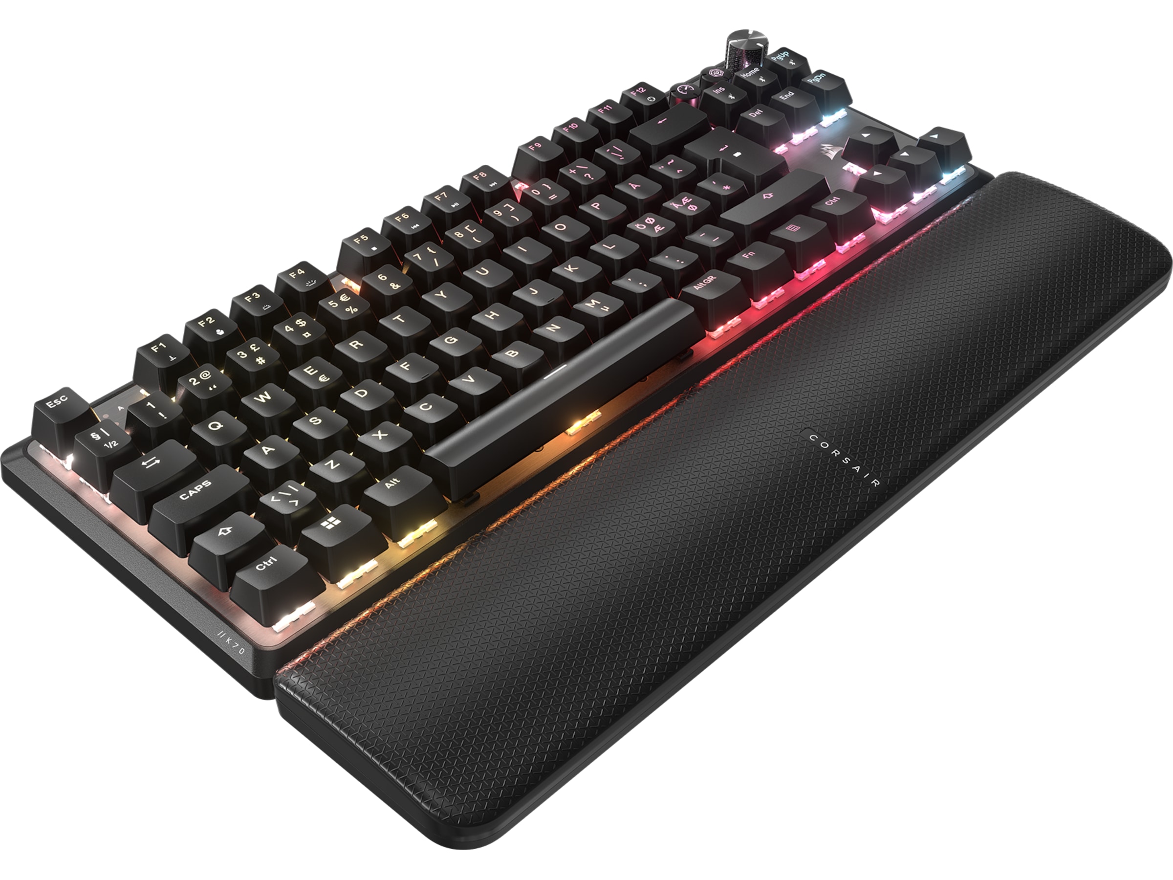 Corsair K70 Core TKL RGB Trådlöst Gamingtangentbord (svart) Gamingtangentbord