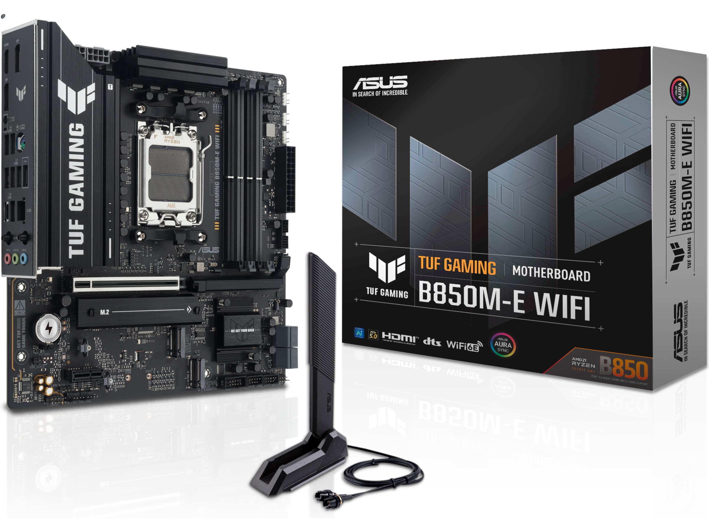Asus TUF Gaming B850M-E WIFI Moderkort AMD Socket