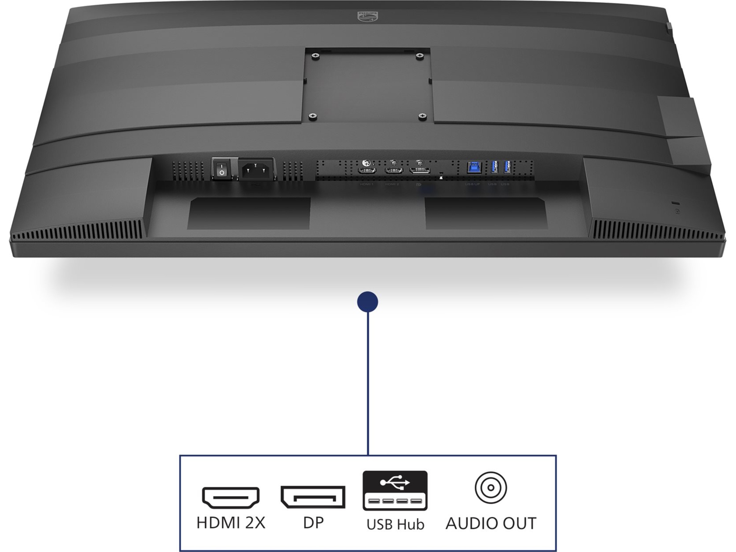Philips 27" skärm 27B2G5500/00 Bildskärmar