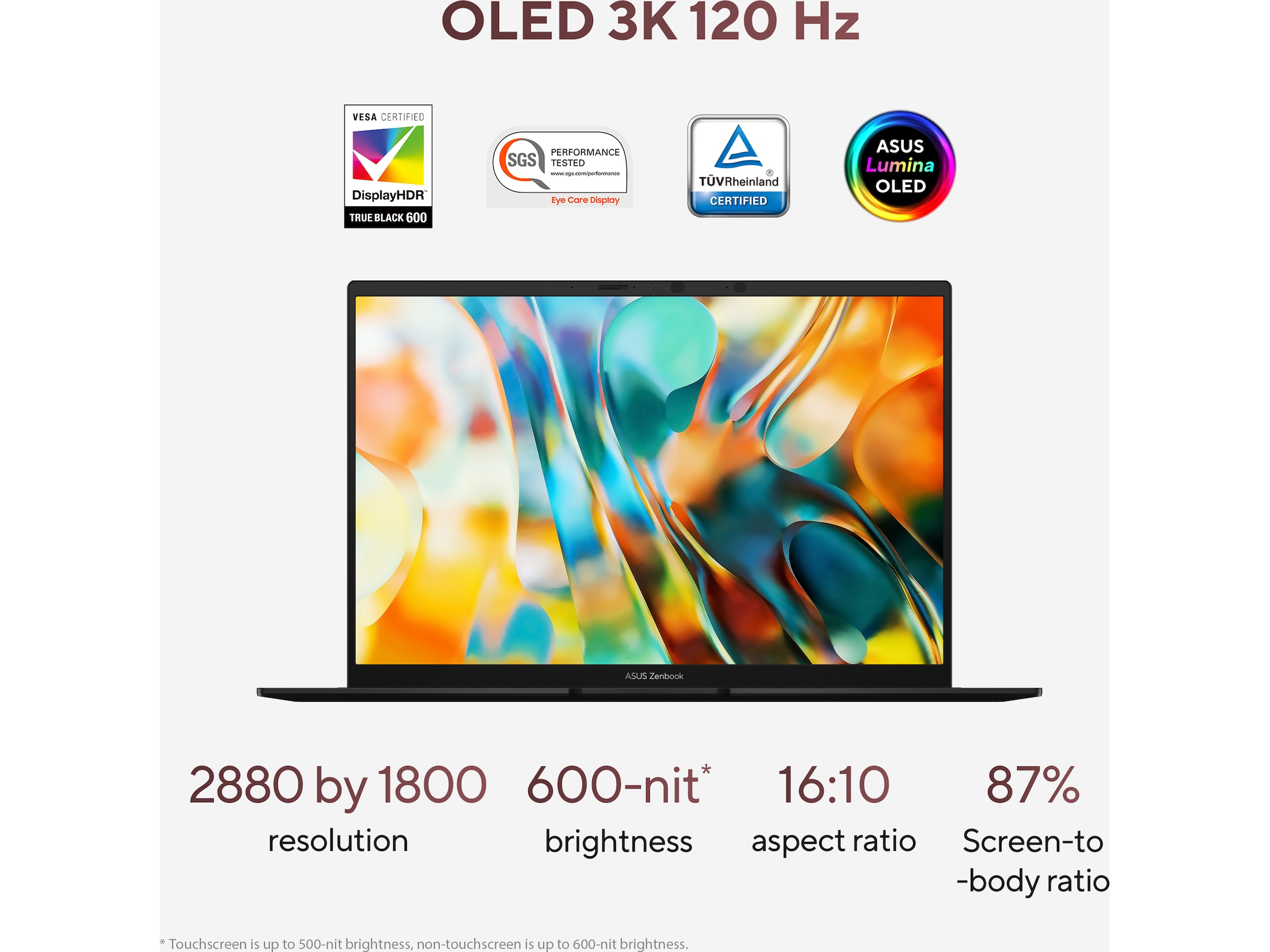 ASUS Zenbook 14 UM3406KA 14" 3K OLED Datorer - Bärbara / laptop