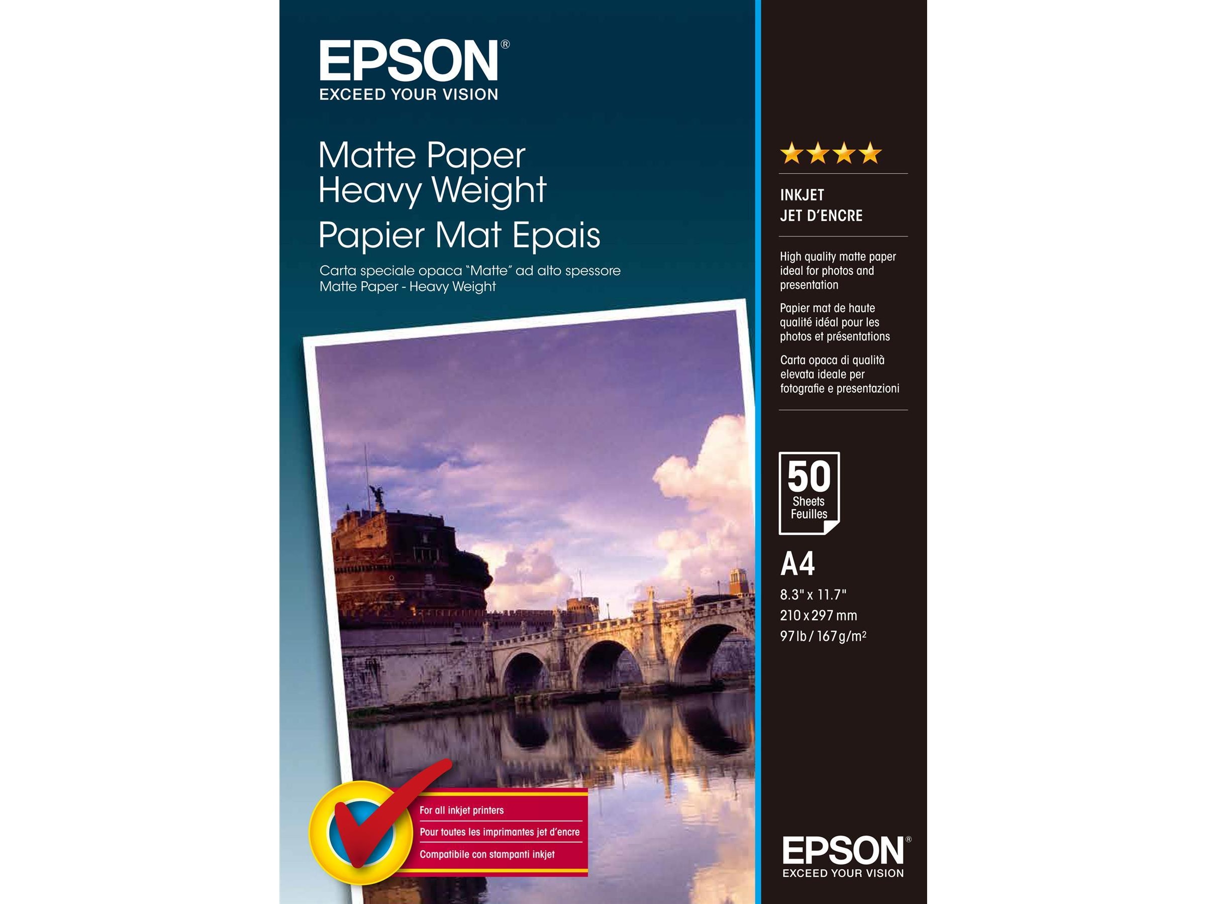 Epson Matte Paper Heavy Weight A4 Papper