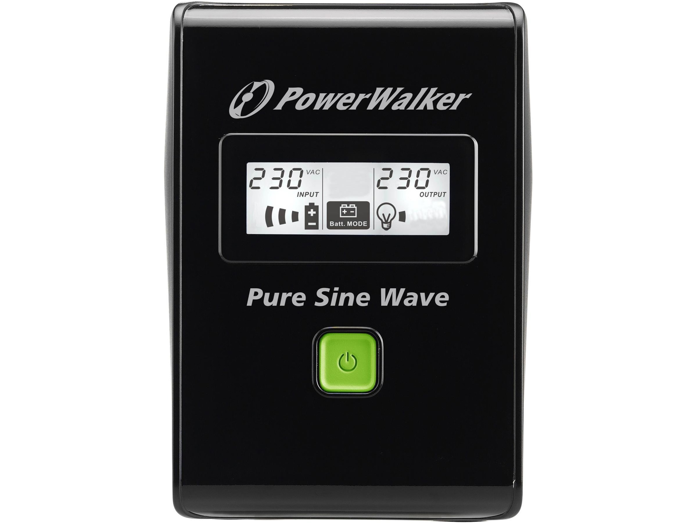 BlueWalker PW UPS VI 800 SW Schuko UPS och UPS-batteri