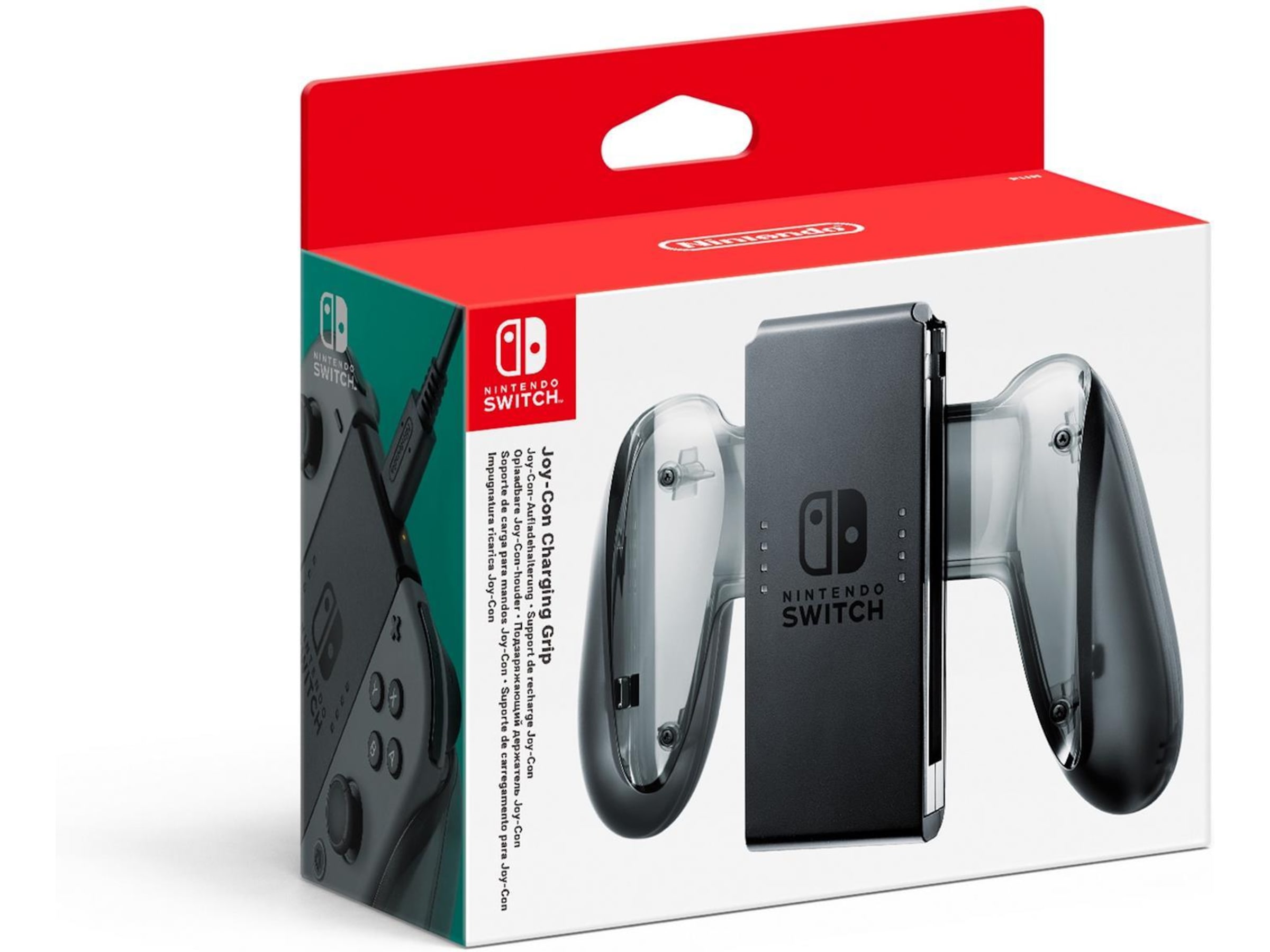 Nintendo Switch Joy-Con Laddningsgrepp (svart) Tillbehör till spelkonsoler